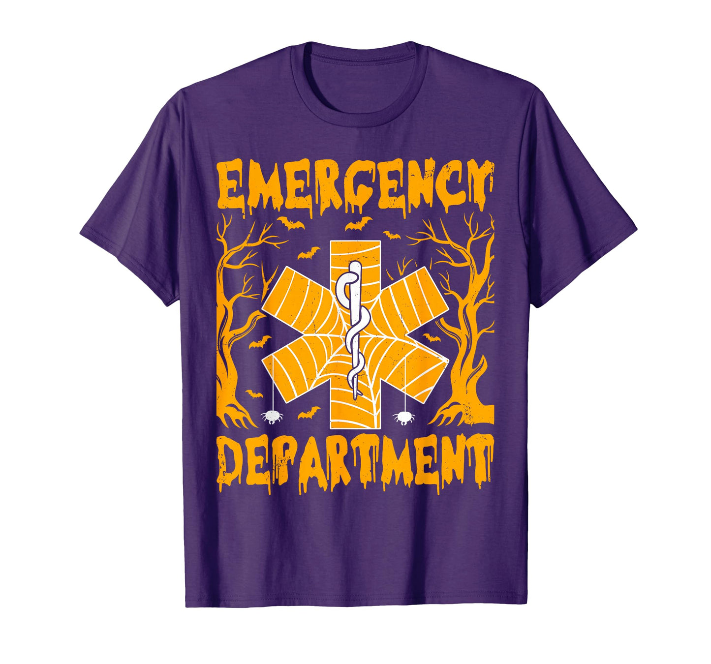 Emergency Department Emergency Room Halloween Spooky Nurse T-Shirt