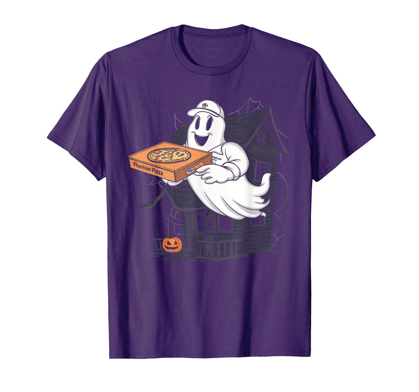 Pizza Ghost Delivery Halloween Shirt Spooky Pizza Supplier T-Shirt