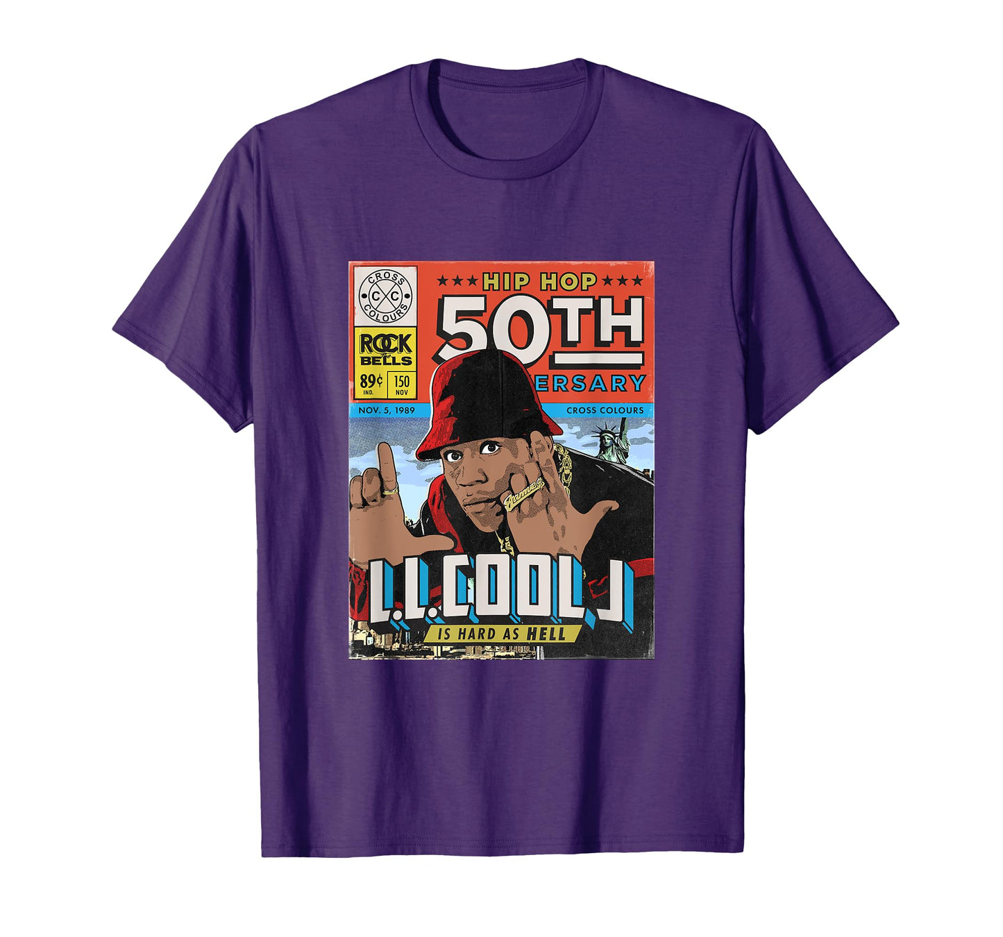 LL Cool J | 1990's R&B Music Artists | Hip Hop 50Th Edition T-Shirt