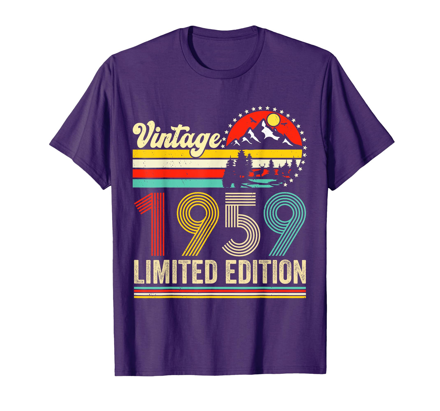 Vintage 1959 Limited Edition 66 years Old 66th Birthday T-Shirt