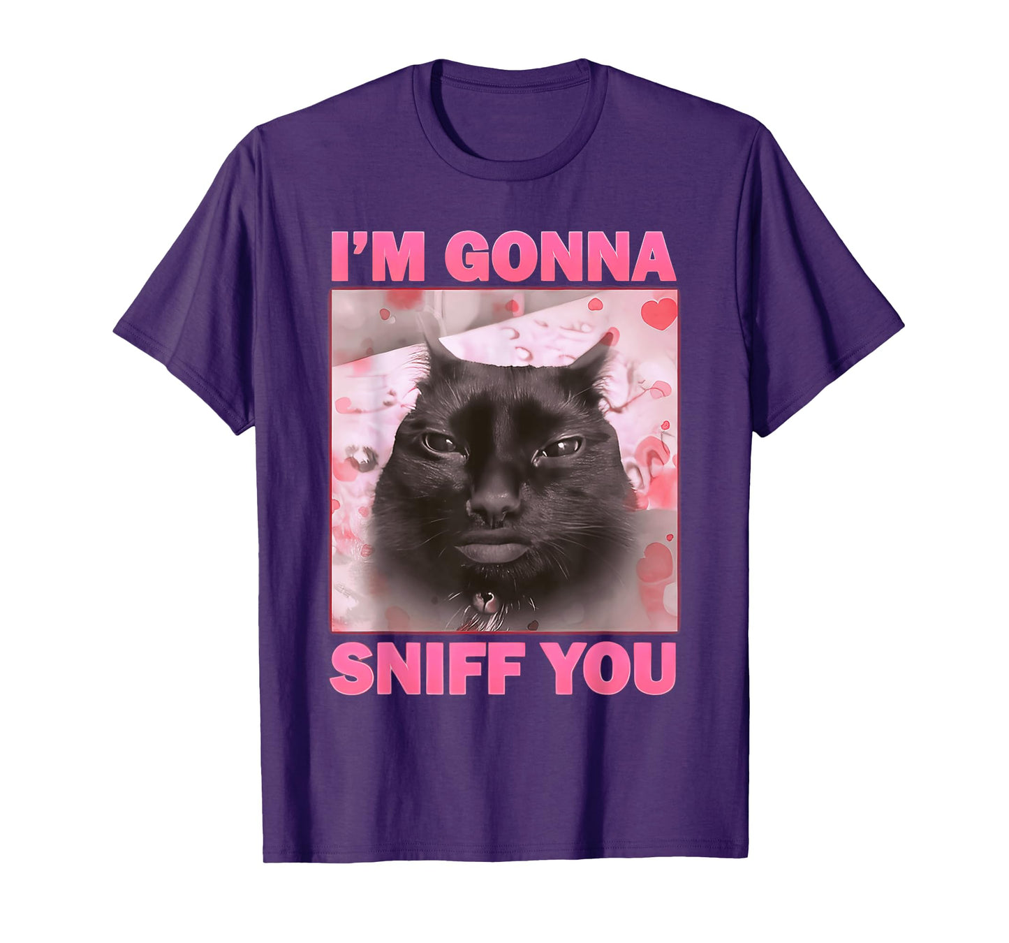 I'm Gonna Sniff You Funny Brainrot Cats Meme for Woman Man T-Shirt
