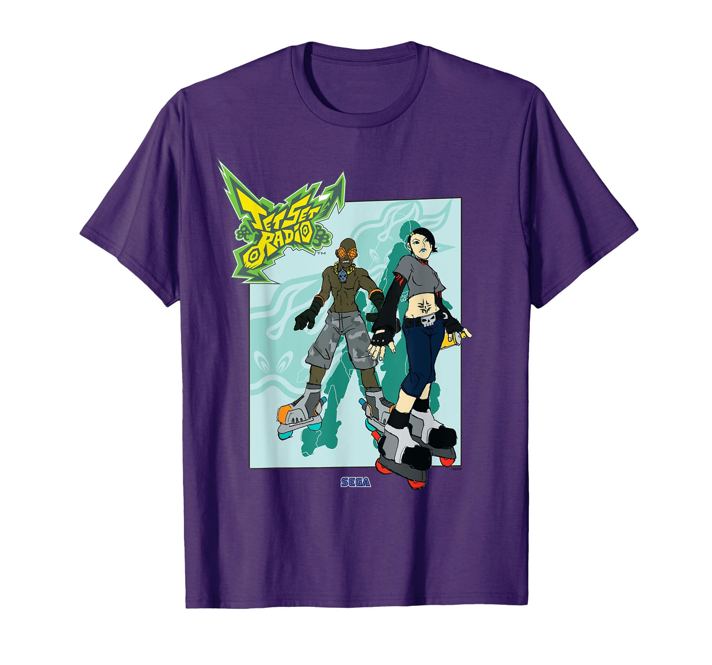 Jet Set Radio duo Garam, Cube SEGA Dreamcast video game T-Shirt