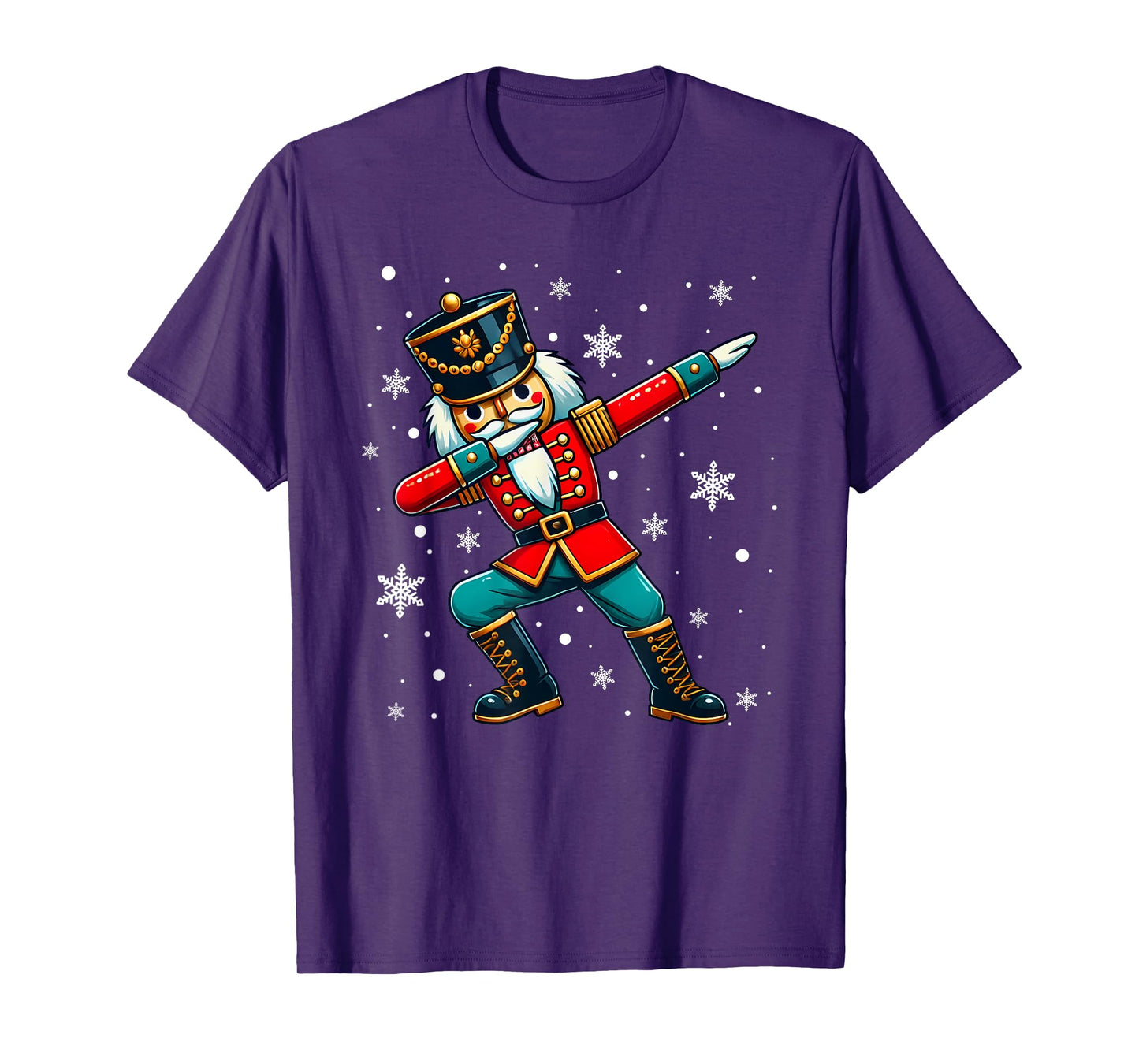 Dabbing Nutcracker Christmas Costume Matching Family Pajama T-Shirt