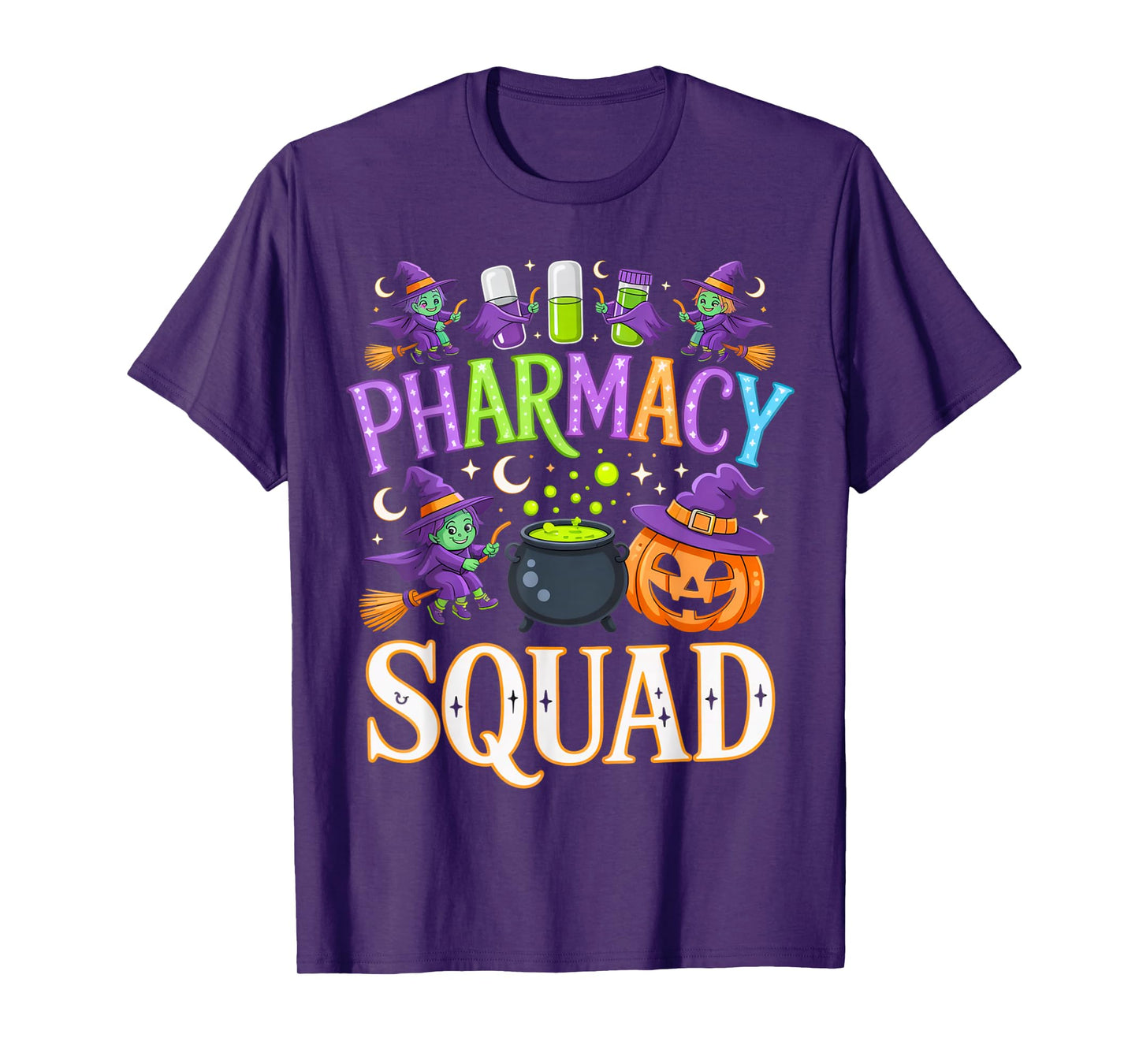 Pharmacy Squad Halloween Outfit for Witches and Students T-Shirt