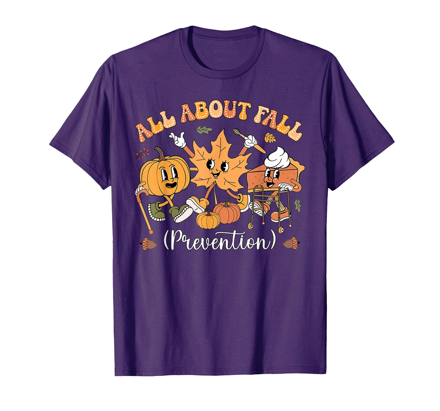I Love Fall Prevention Fall Physical Therapy Women Men Nurse T-Shirt