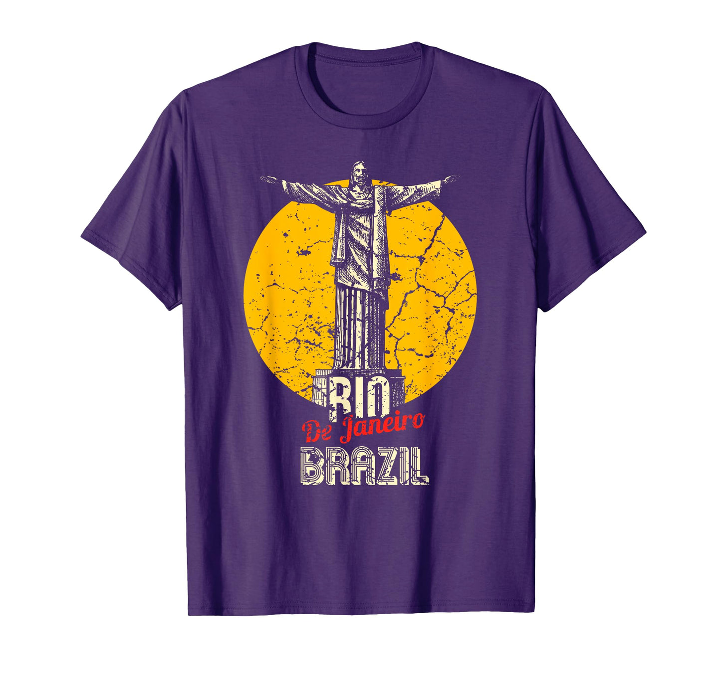 Rio de Janeiro Brazil Brazilian Christ the Redeemer Statue T-Shirt