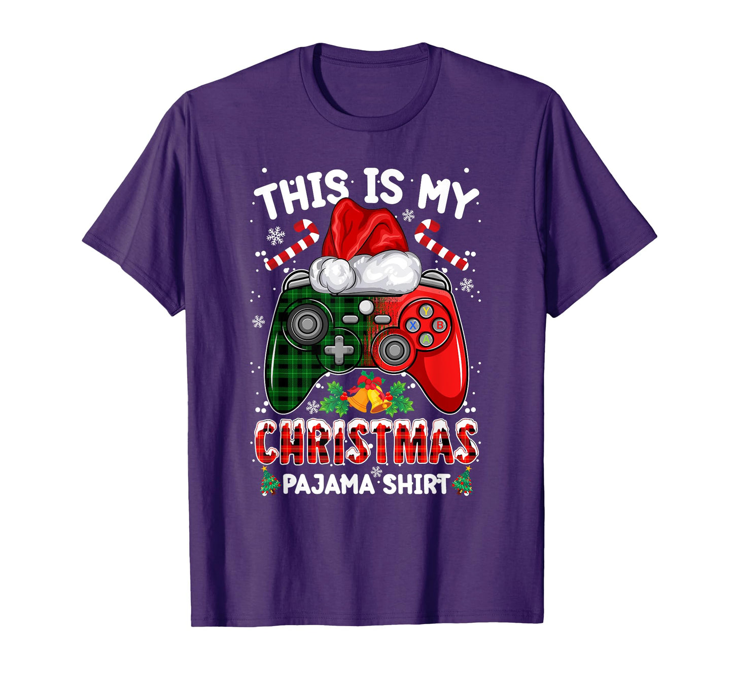This is My Christmas Pajama Shirt Video Game Gamer Boys Men T-Shirt