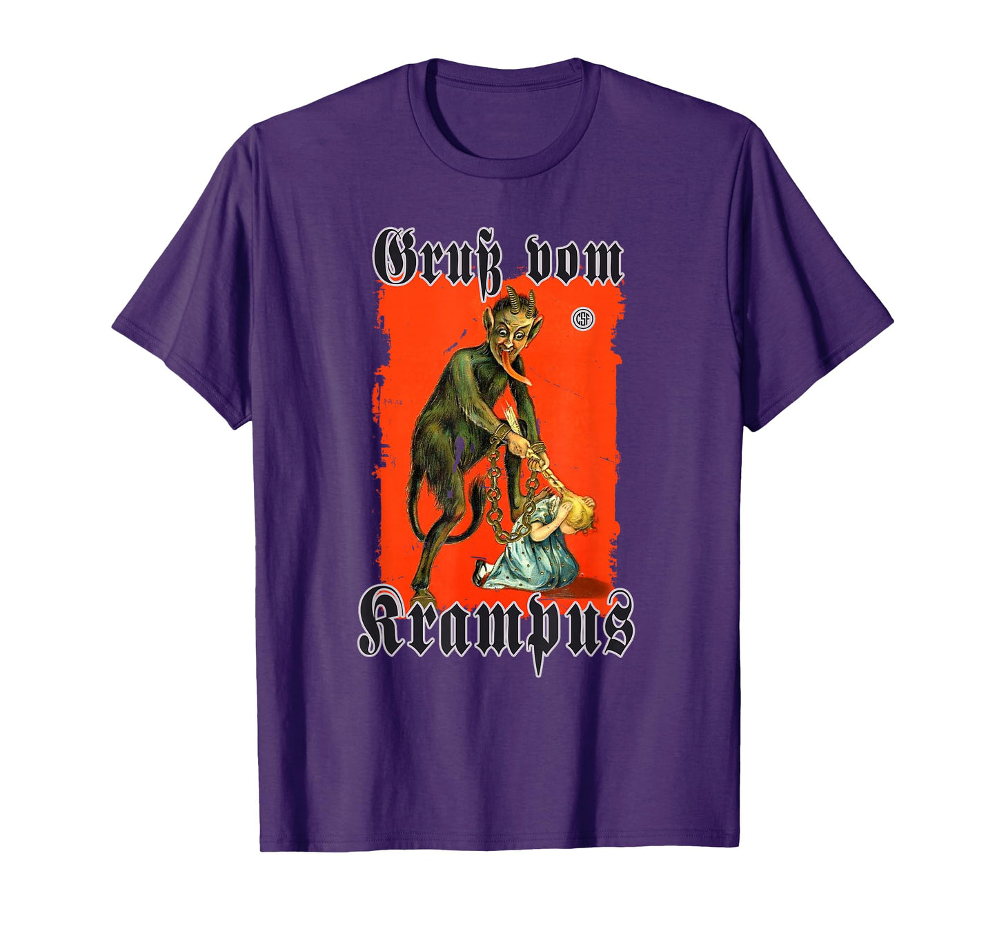 Greeting from Krampus Christmas Legend Figure T-Shirt