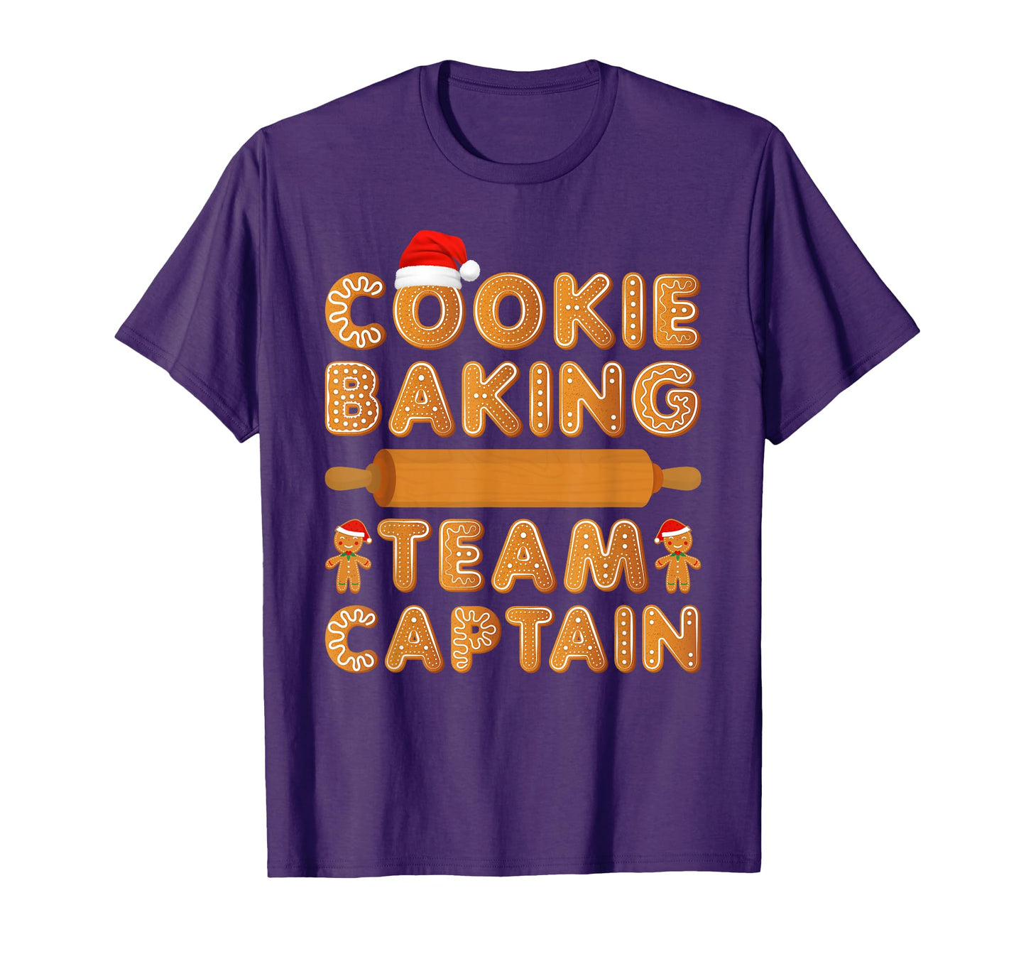 Cookie Baking Team Captain Gingerbread Christmas Family T-Shirt