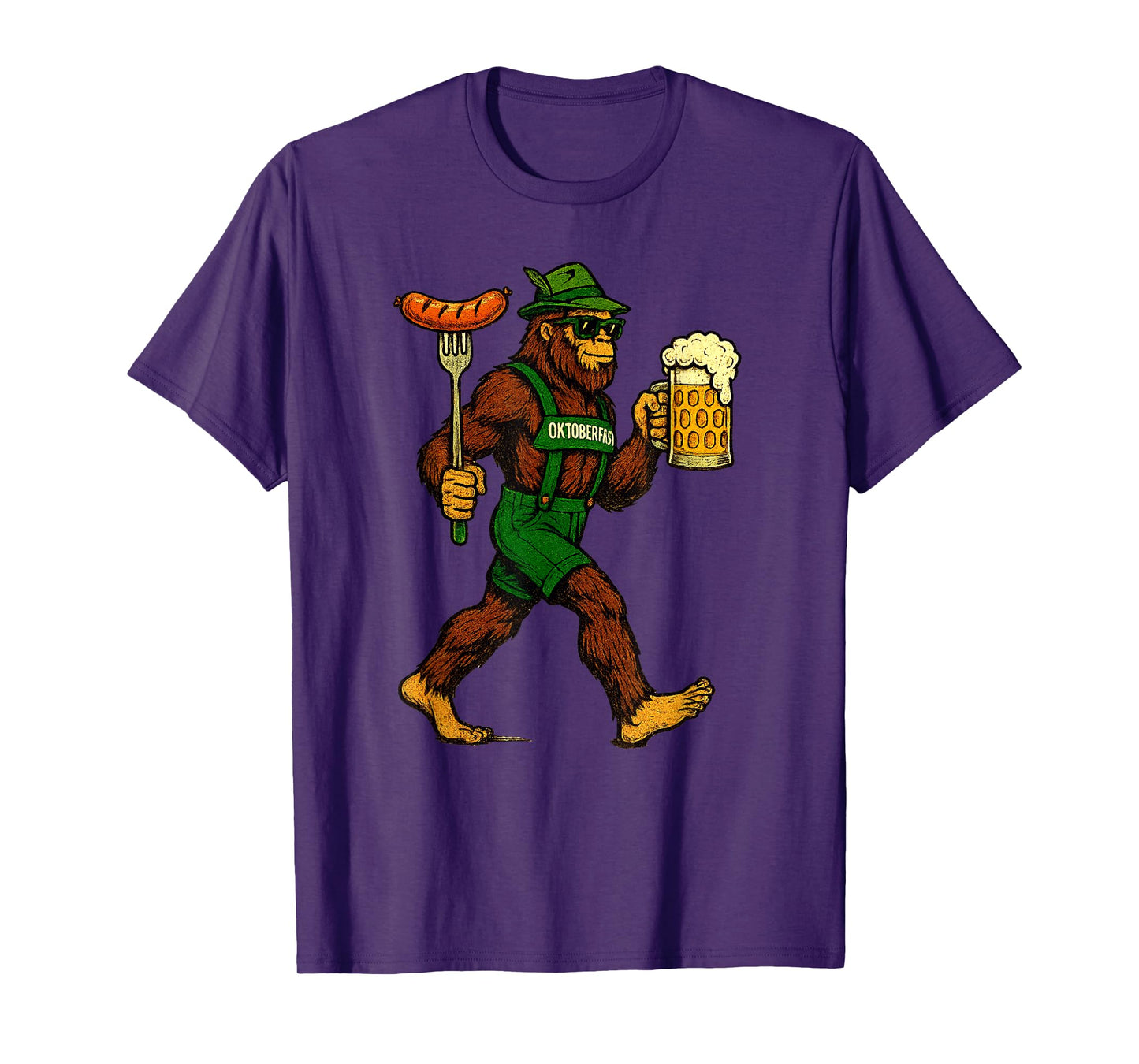 Sasquatch Oktoberfest Beer Festival Prost Funny Oktoberfest T-Shirt