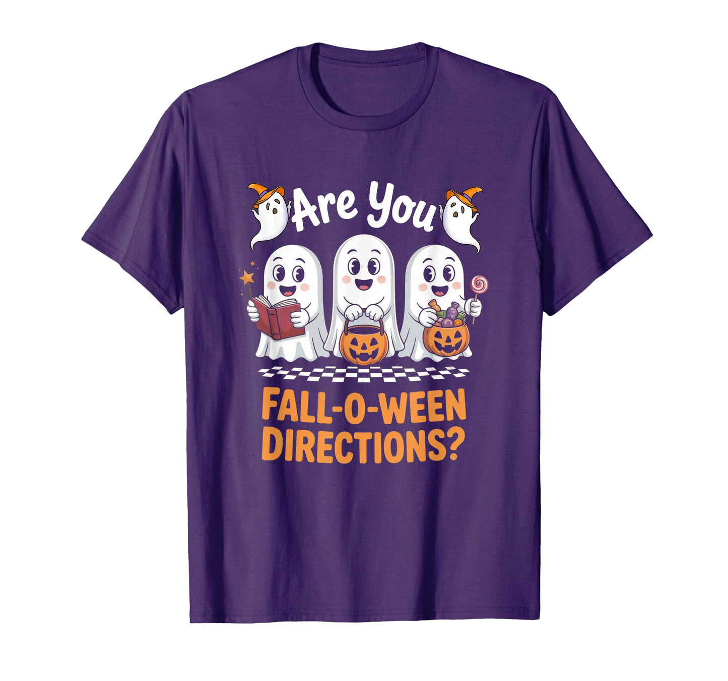 Retro are You Fall O Ween Directions Funny Teacher Halloween T-Shirt
