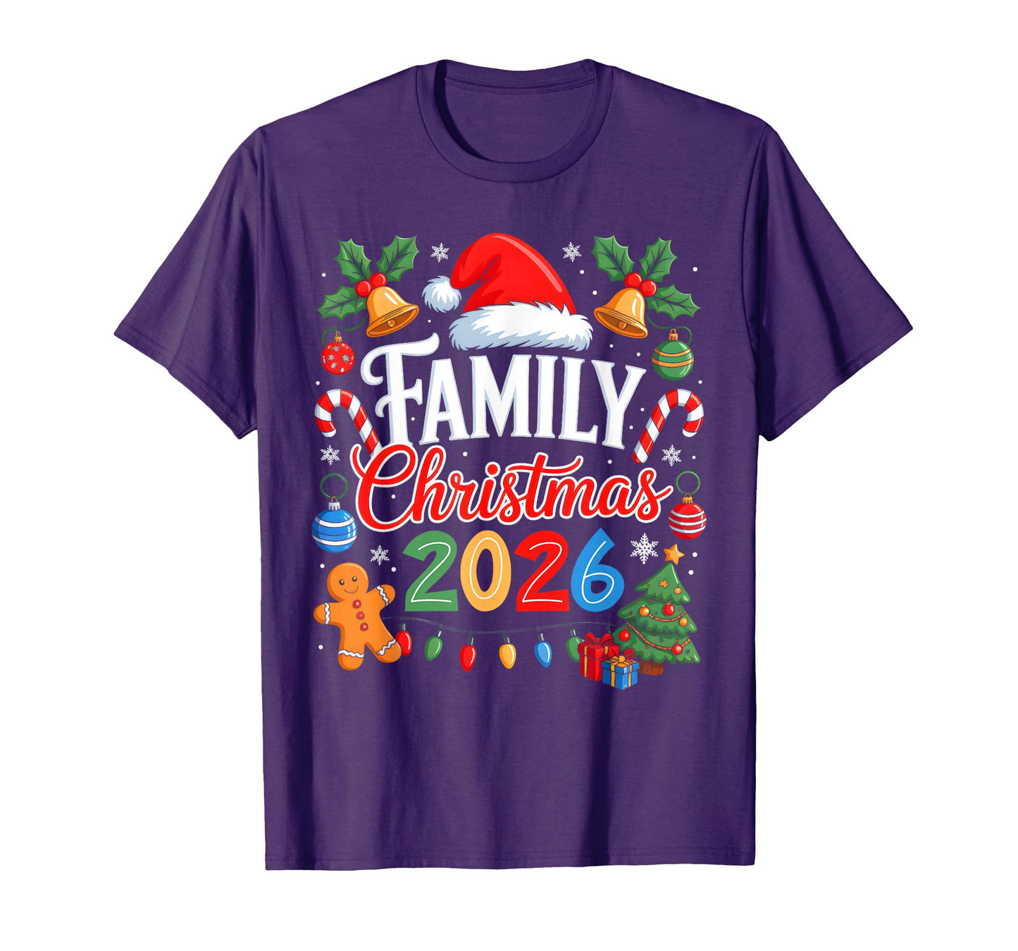 Family Christmas 2026 Matching Pajamas Xmas Family Christmas T-Shirt