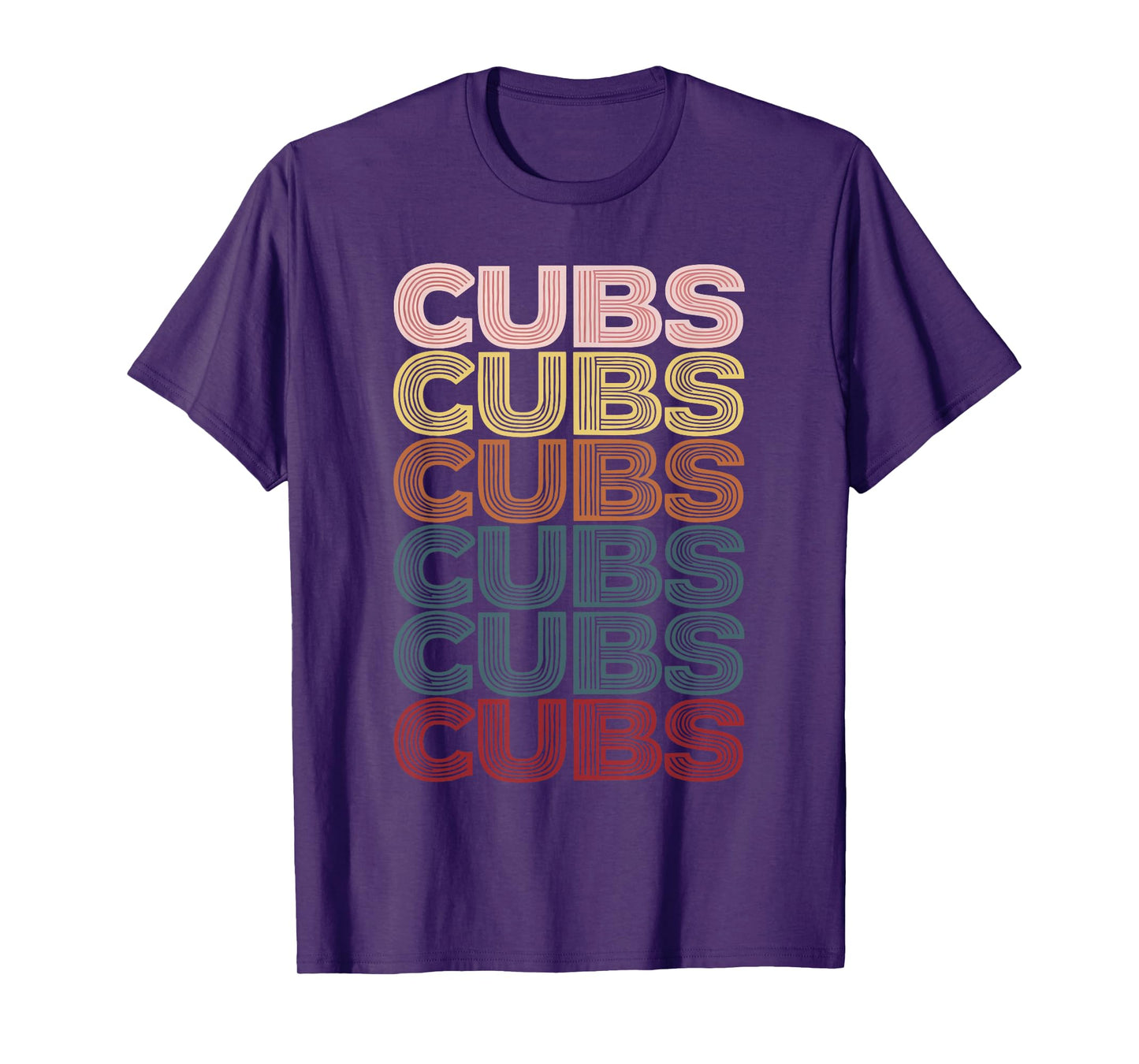 Retro Cubs Name Throwback Vintage T-Shirt