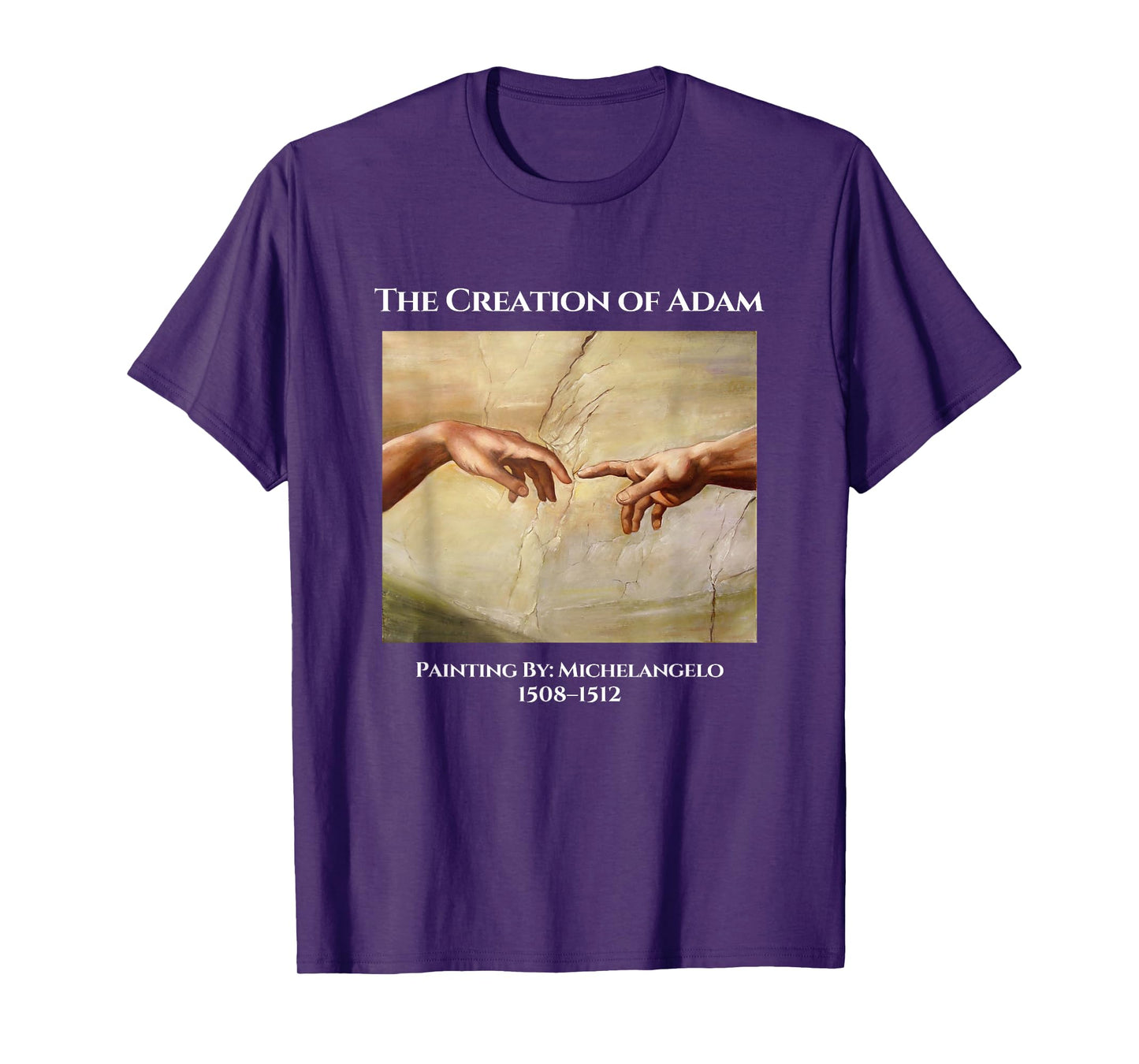 The Creation of Adam Novelty Graphic Tees & Cool Art Designs T-Shirt