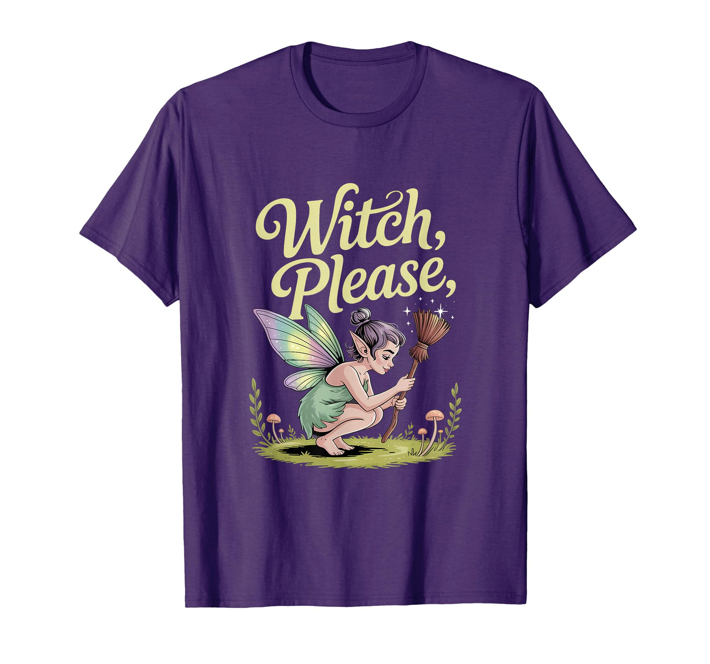 Witch Halloween Fairy Magic Fantasy Whimsy T-Shirt