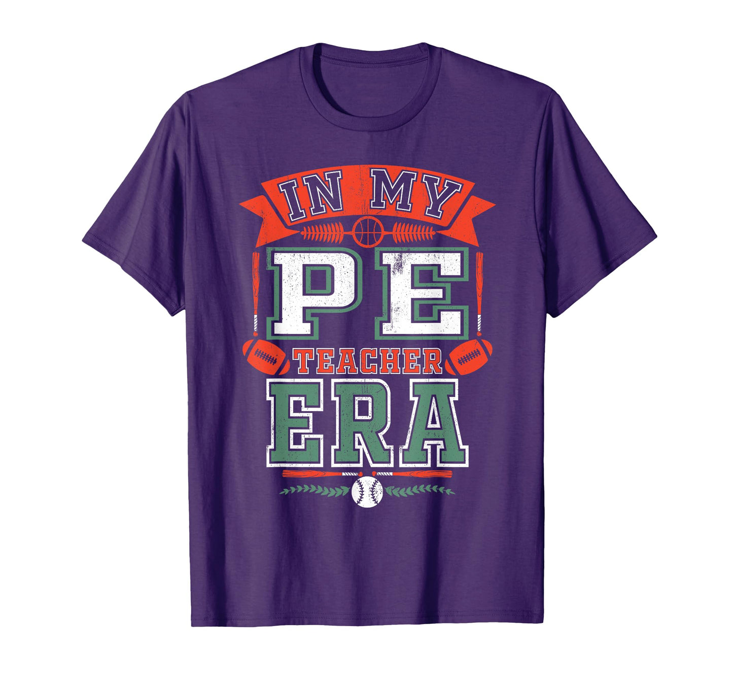 In My P.E. Teacher Era Back to School Gym Teachers Day Men Women T-Shirt