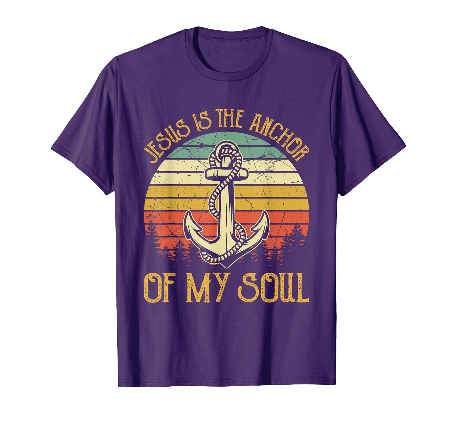 Jesus Is The Anchor Of My Soul Tshirt Mens Womens Christian T-Shirt