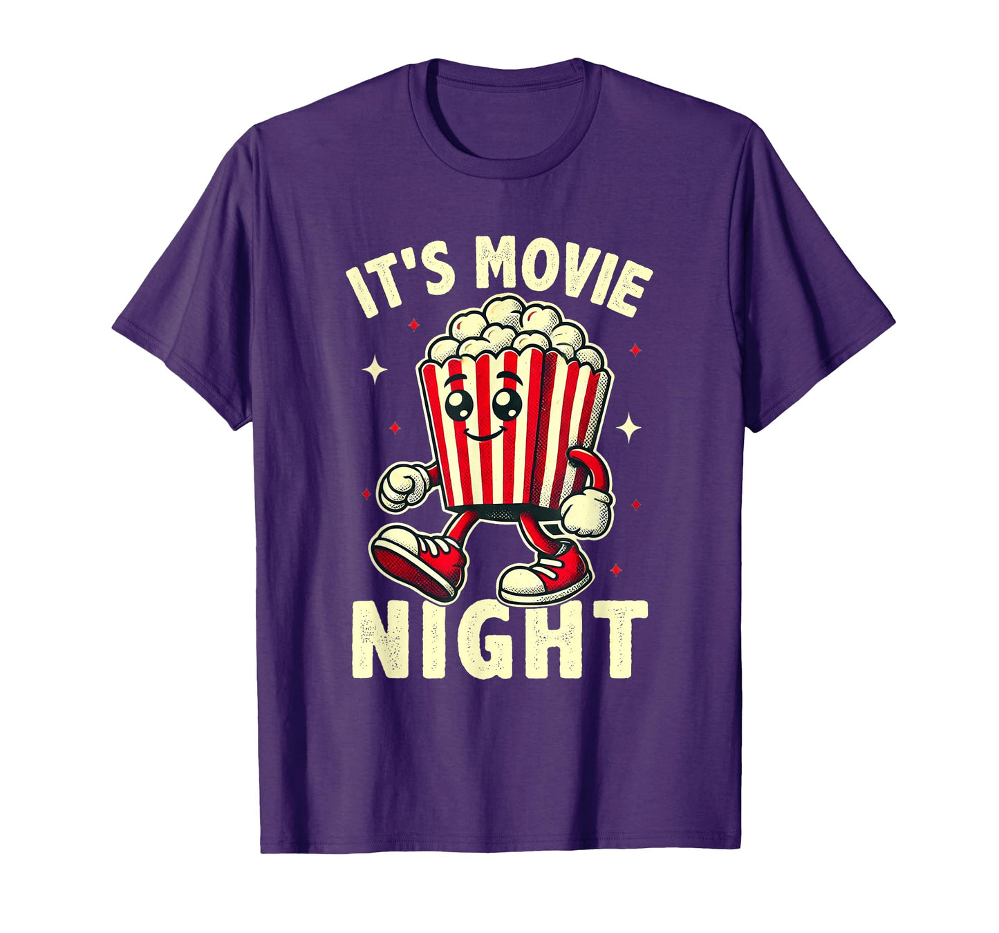 It's Movie Night Retro Family Movie Night T-Shirt