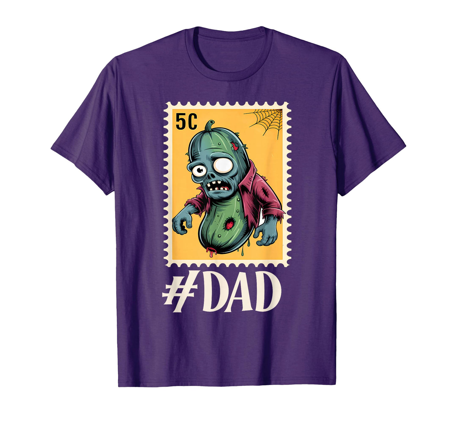 Creepy Cucumber Squad – Funny Halloween Stamp #DAD T-Shirt