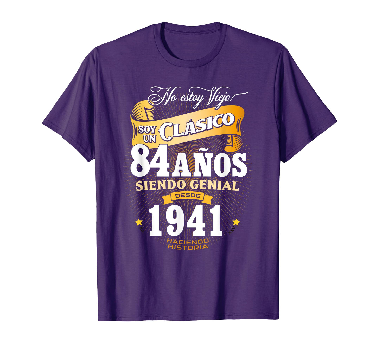 84th Birthday gift for Men in Spanish Regalo cumpleanos 84 T-Shirt