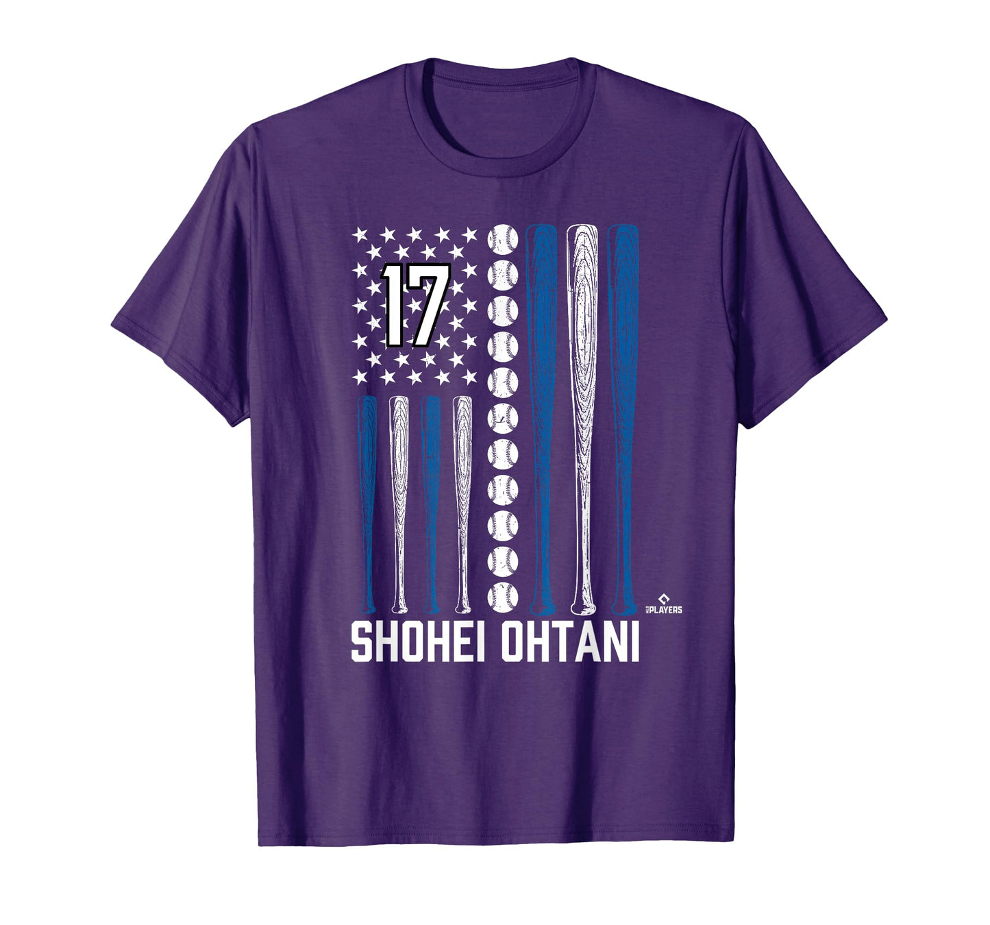 Baseball American Flag Shohei Ohtani Los Angeles Baseball T-Shirt