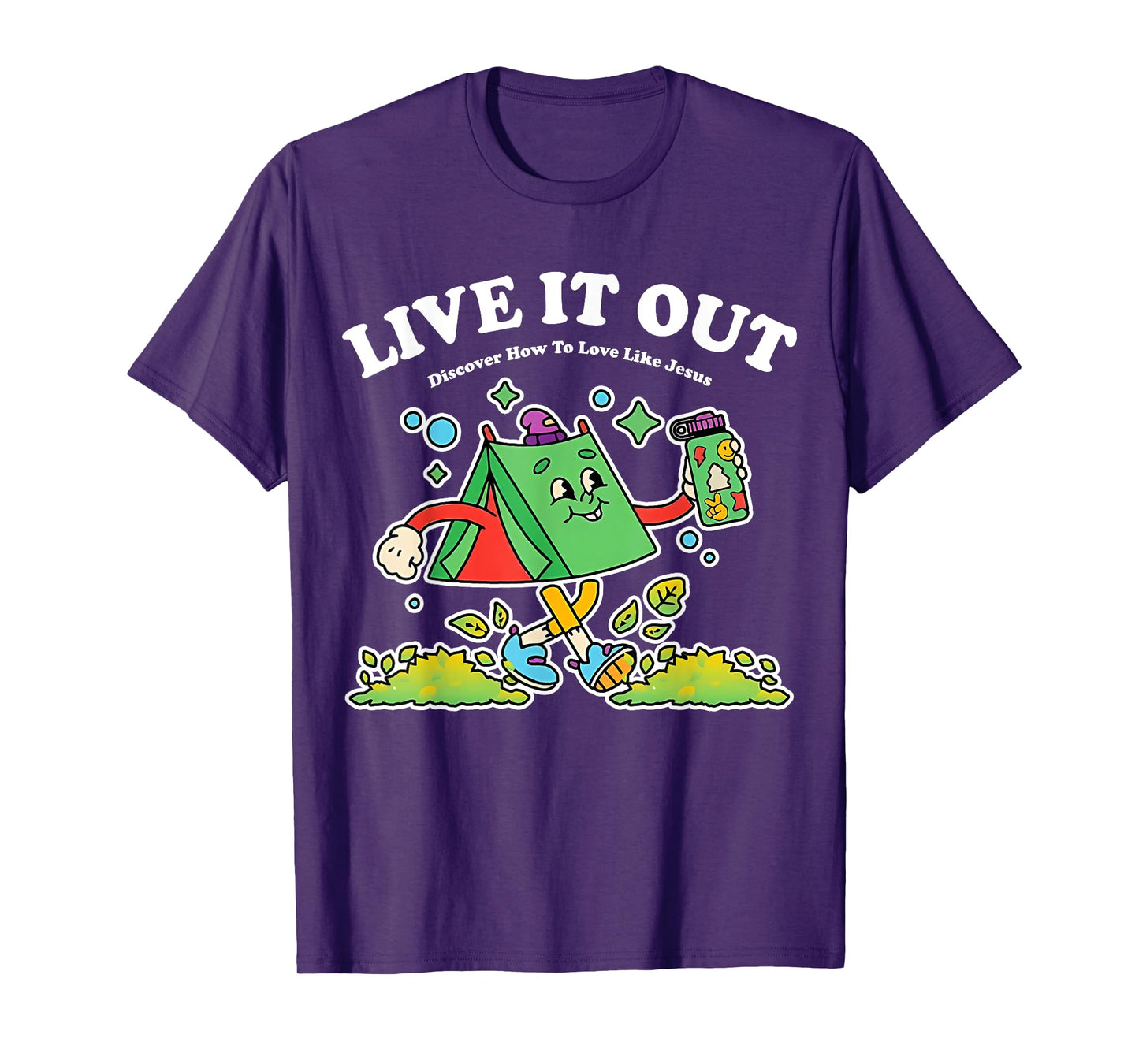 Live it Out Christian Youth Camp Bible School VBS 2025 T-Shirt