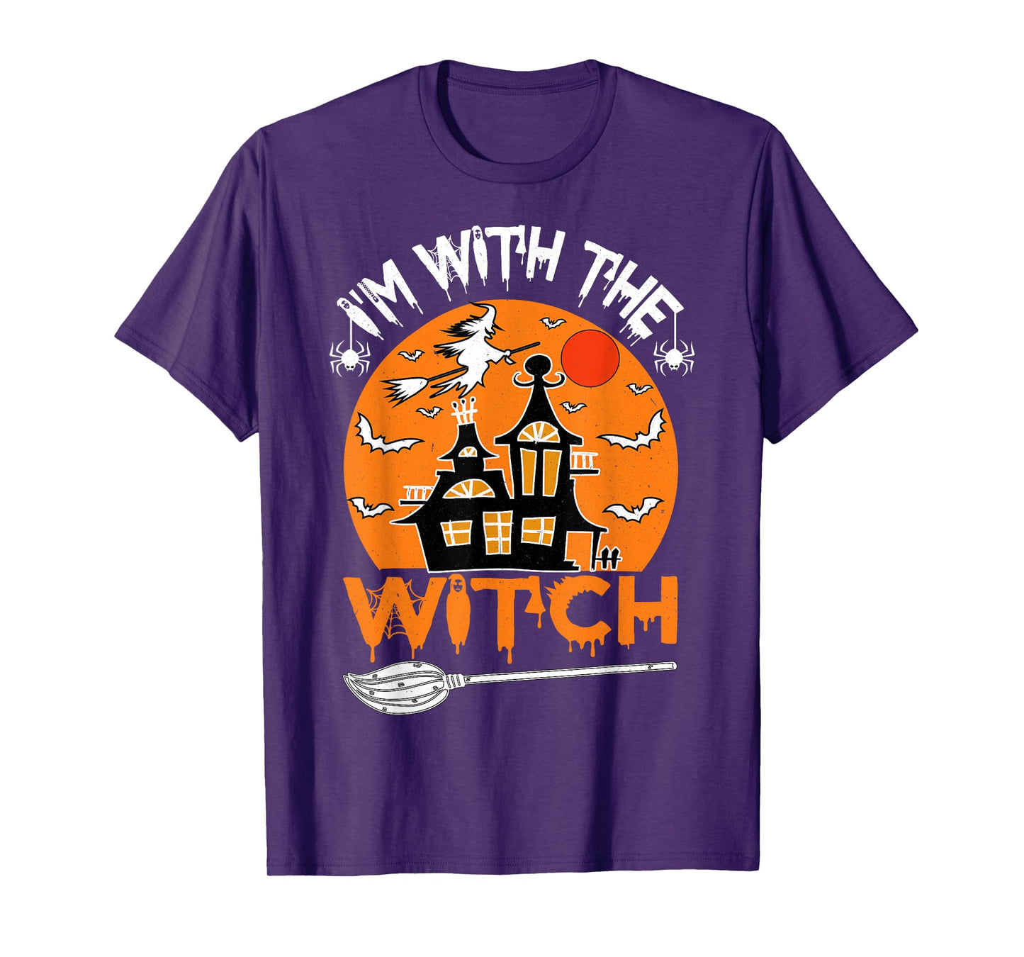 I'm with The Witch Funny Halloween Costume T-Shirt