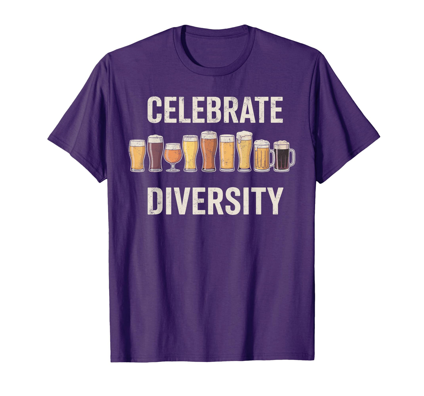 Celebrate Diversity Funny Brewing Brewer Craft Beer Hobby T-Shirt