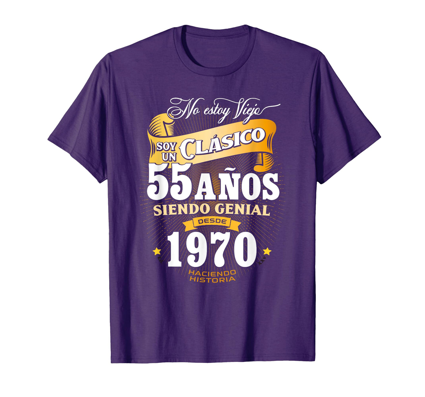 55th Birthday gift for Men in Spanish Regalo cumpleanos 55 T-Shirt