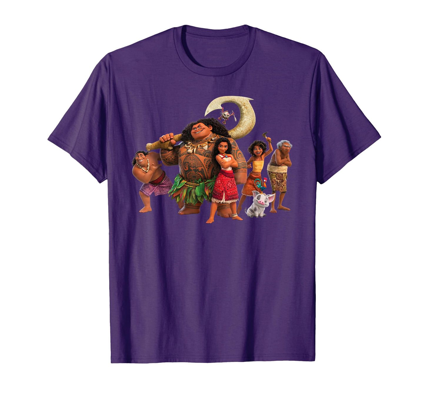 Disney Moana 2 Moana’s Ocean Adventure Crew Group Together T-Shirt