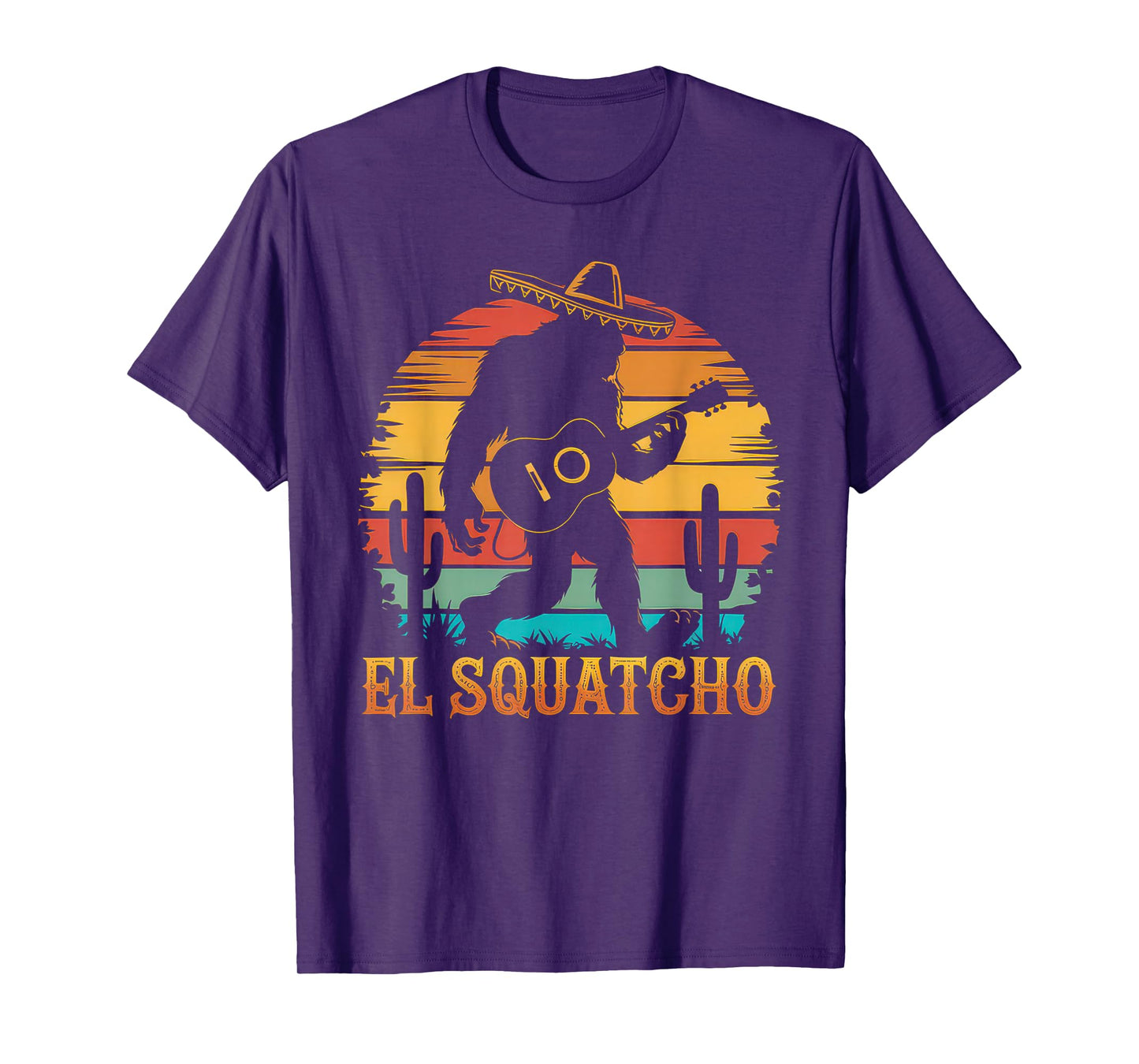 El Squatcho Tshirt Men Women Bigfoot Sasquatch Mexican T-Shirt