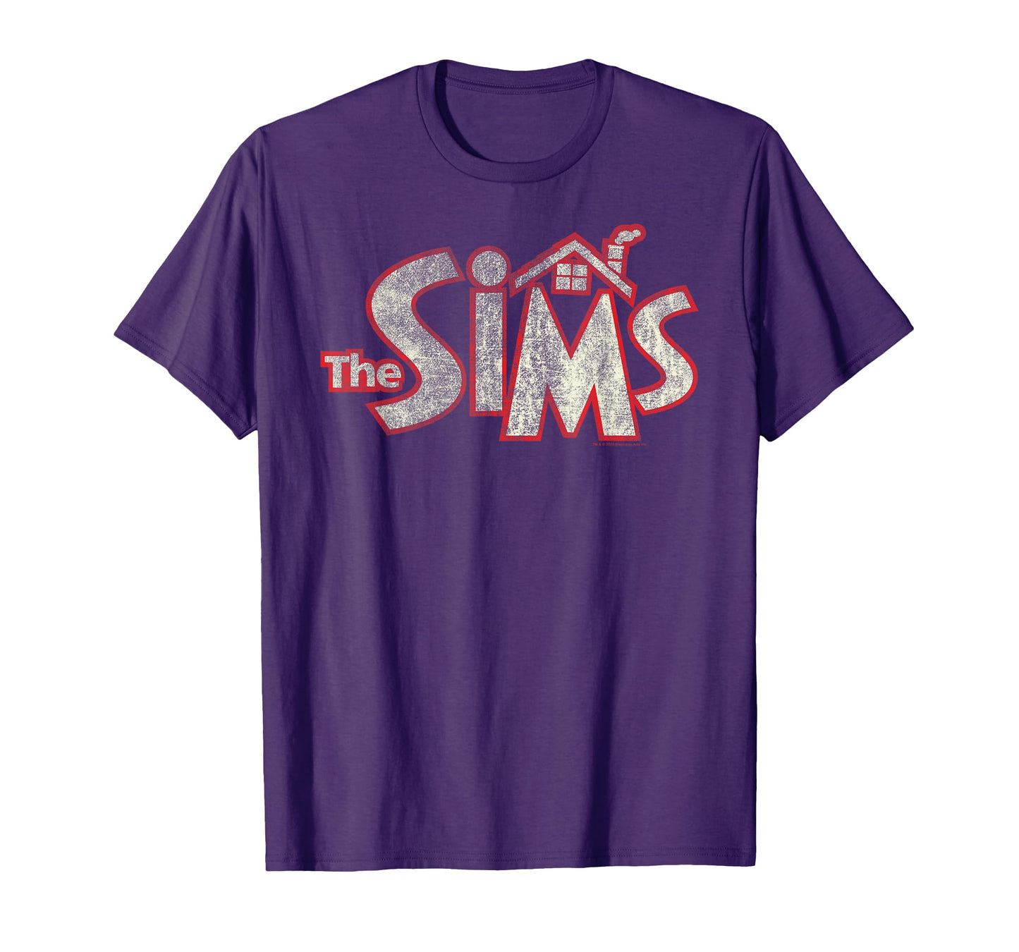 The Sims Vintage Distressed The Sims Logo Video Game T-Shirt