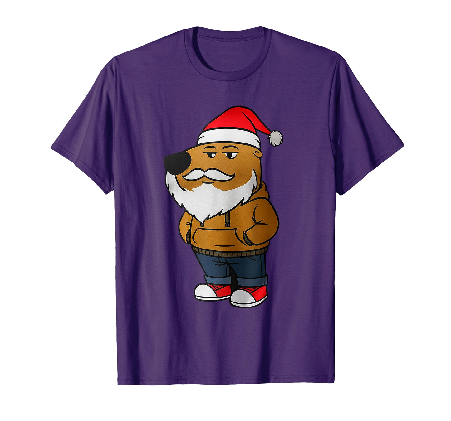 Capybara Christmas Season Capy Santa Hat Rodent Xmas T-Shirt