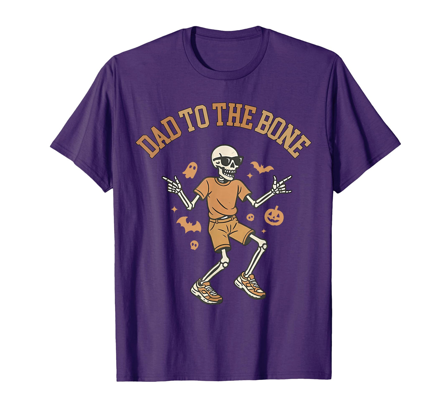 Funny Skeleton Dad to The Bone Halloween Costume Tee T-Shirt