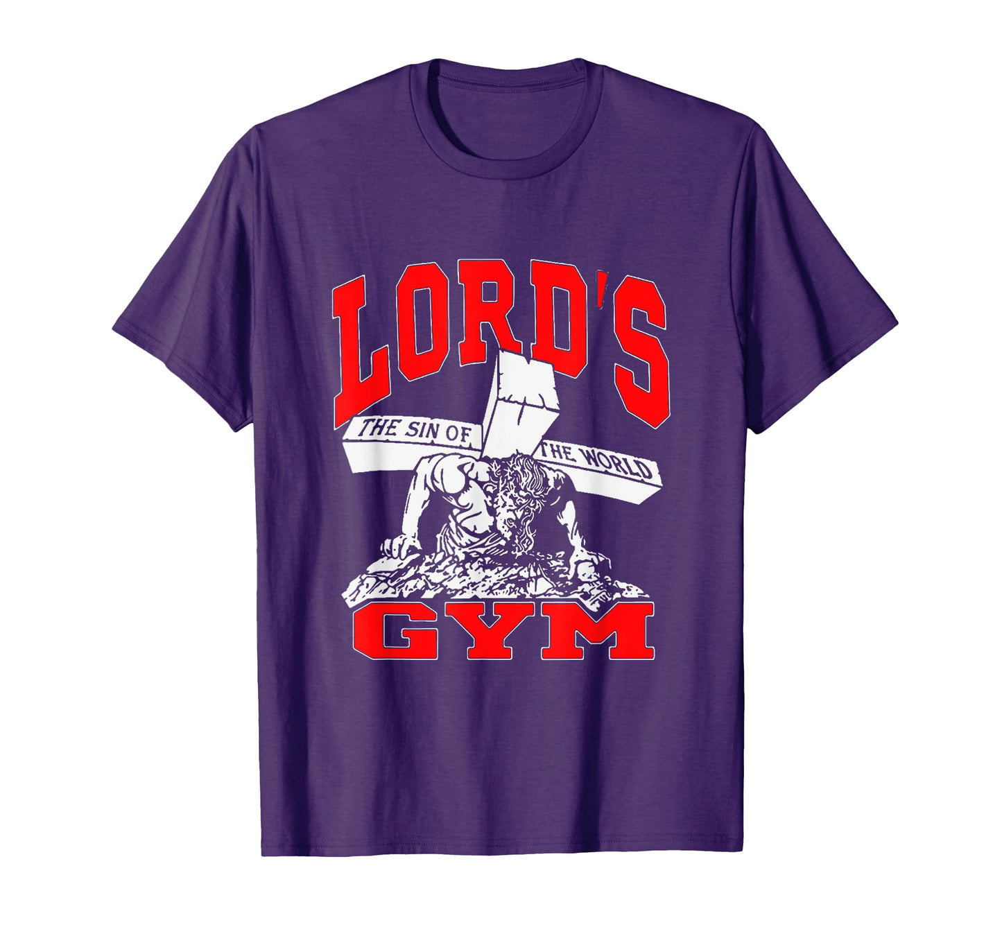 Lords Gym - Lord's The Sin of World Jesus T-Shirt