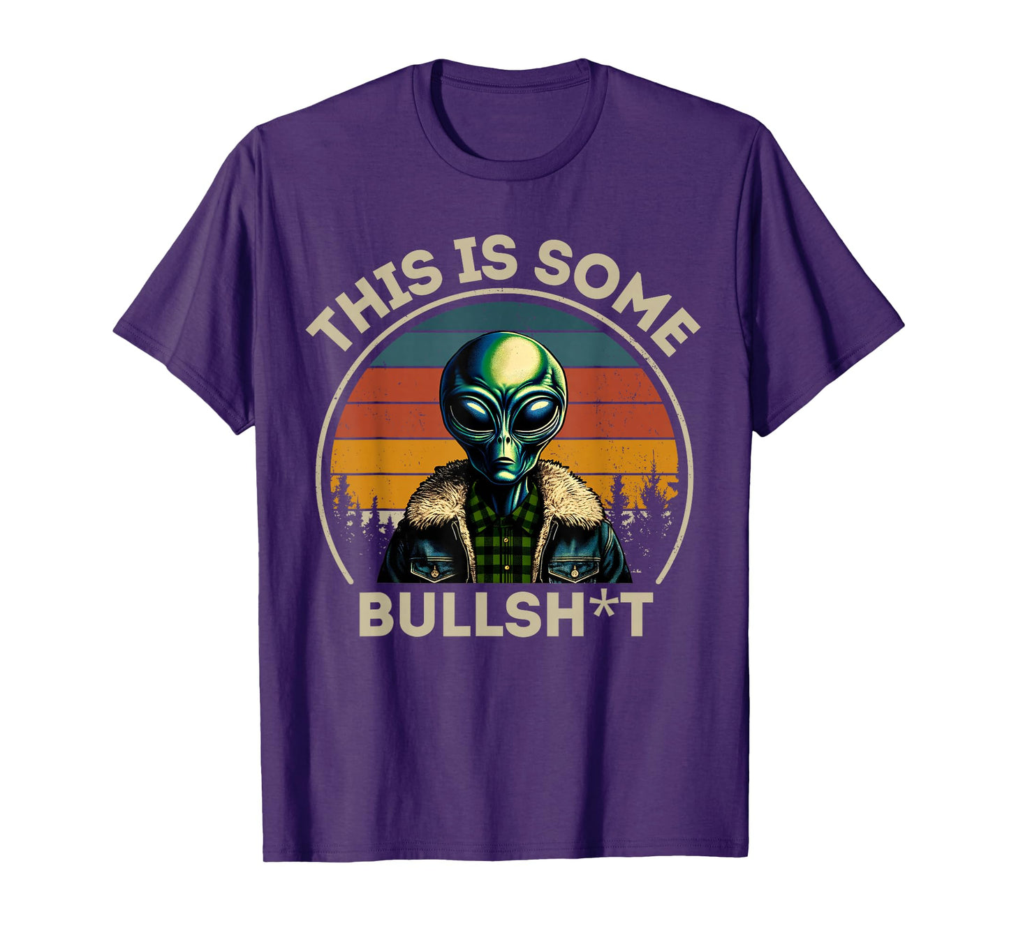 This Is Some Bullshit Resident Funny Swearing Alien Science T-Shirt