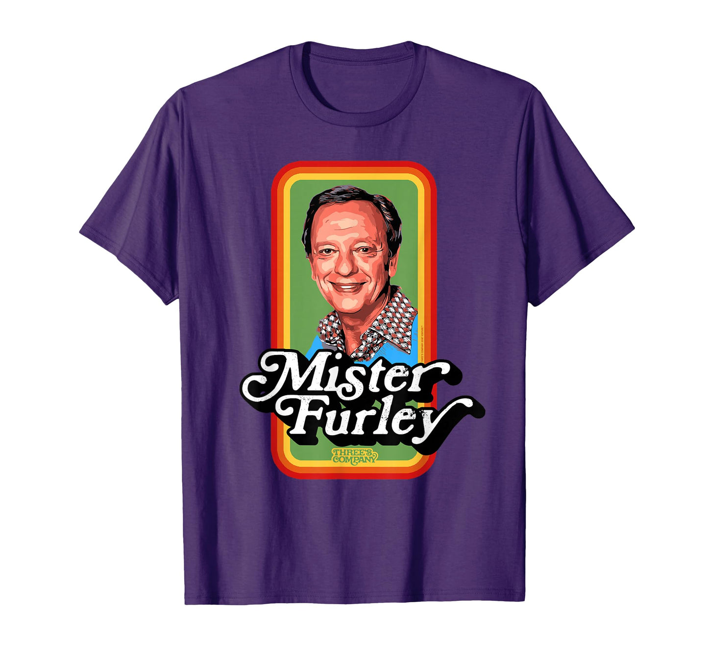 Mister Furley Three's Company Retro 80's T-Shirt