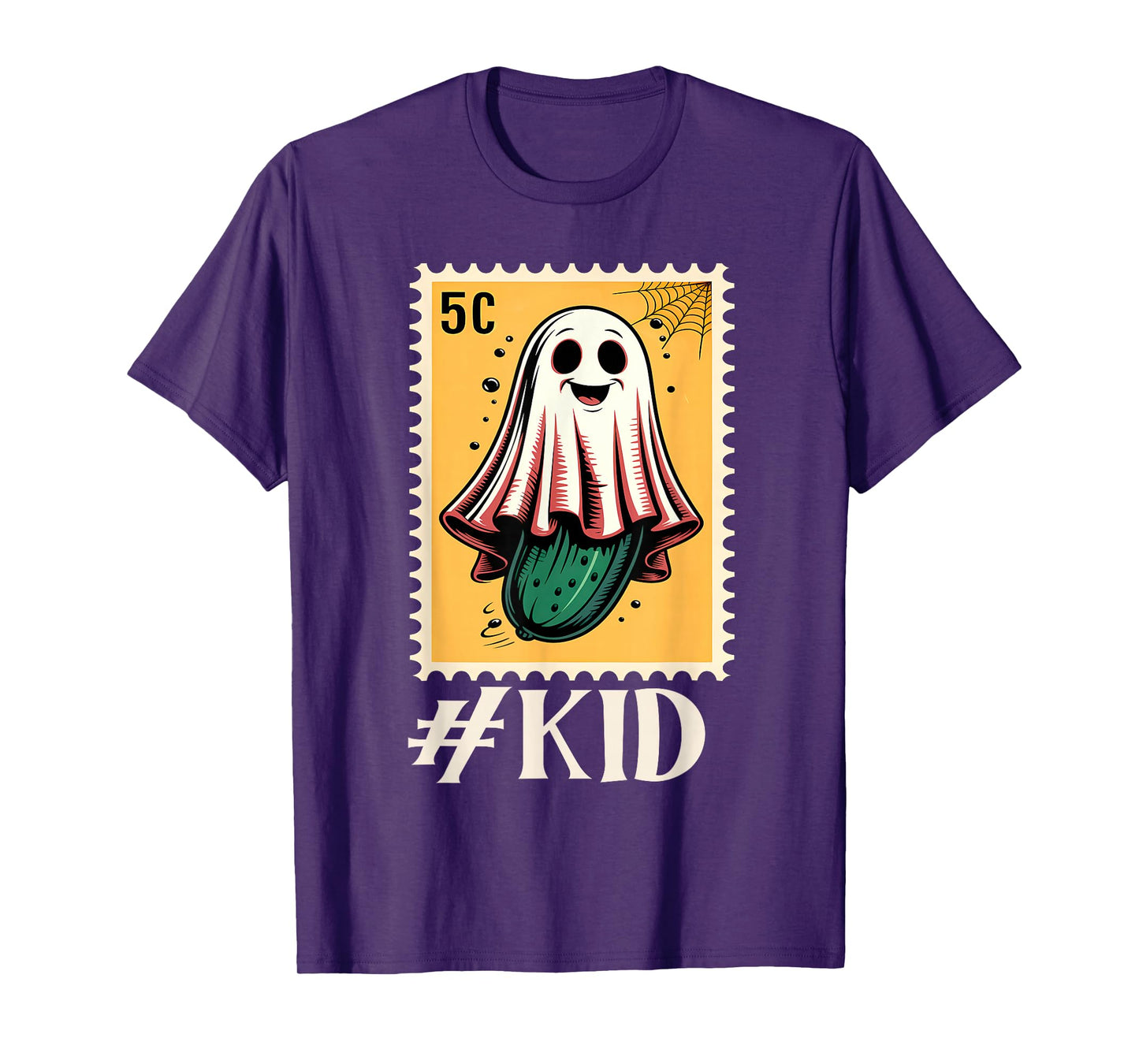 Creepy Cucumber Squad – Funny Halloween Stamp #Kid T-Shirt