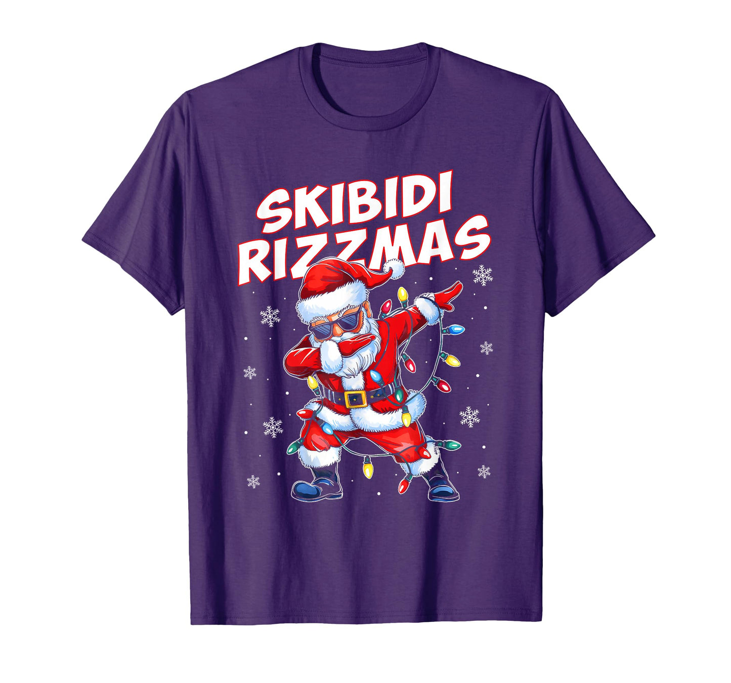 Skibidi Rizzmas Christmas Rizz Santa Claus Charisma Kid Cool T-Shirt