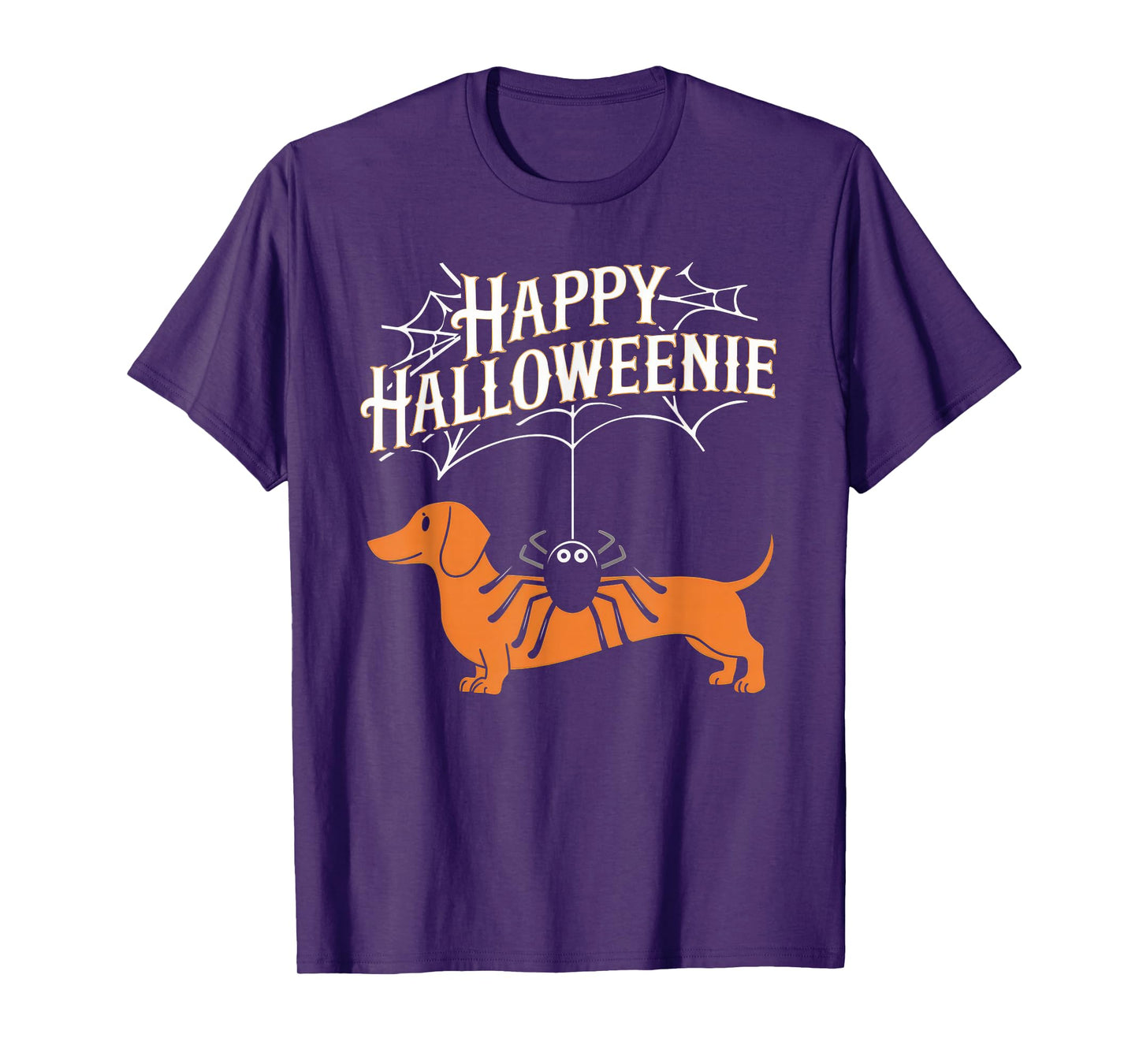 Happy Halloweenie Tshirt Women Men Wiener Monster Party T-Shirt