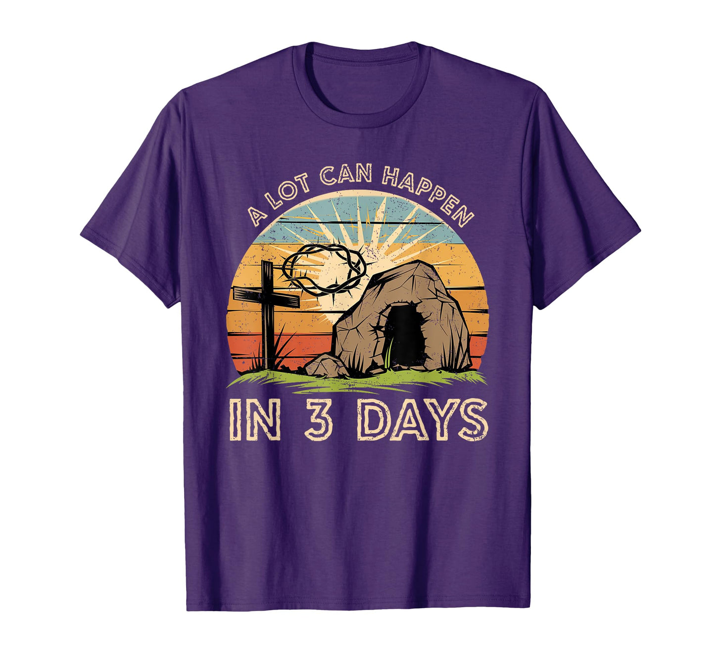 A Lot Can Happen in Three Days Coquette Bow Christian Easter T-Shirt