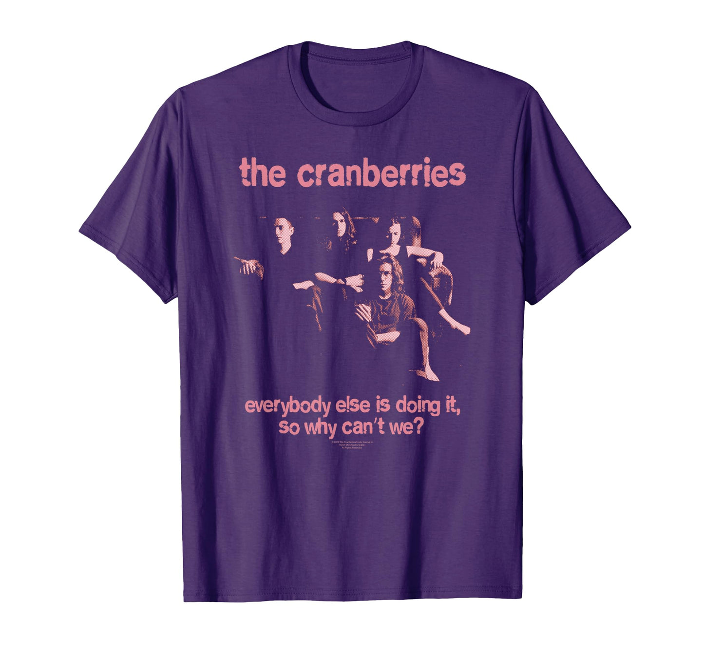 The Cranberries Everybody Else is Doing It Pink Vintage Band T-Shirt