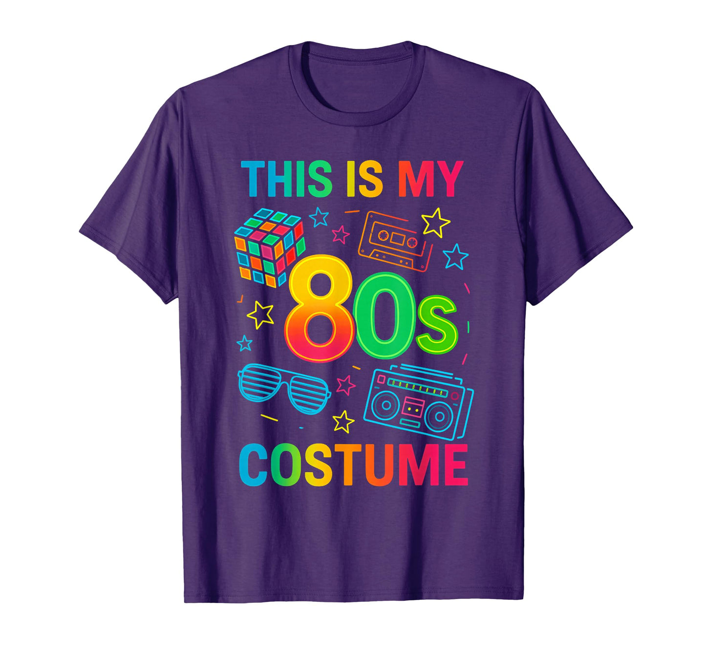 This is My 80s Costume Funny for 90s 70s Party T-Shirt