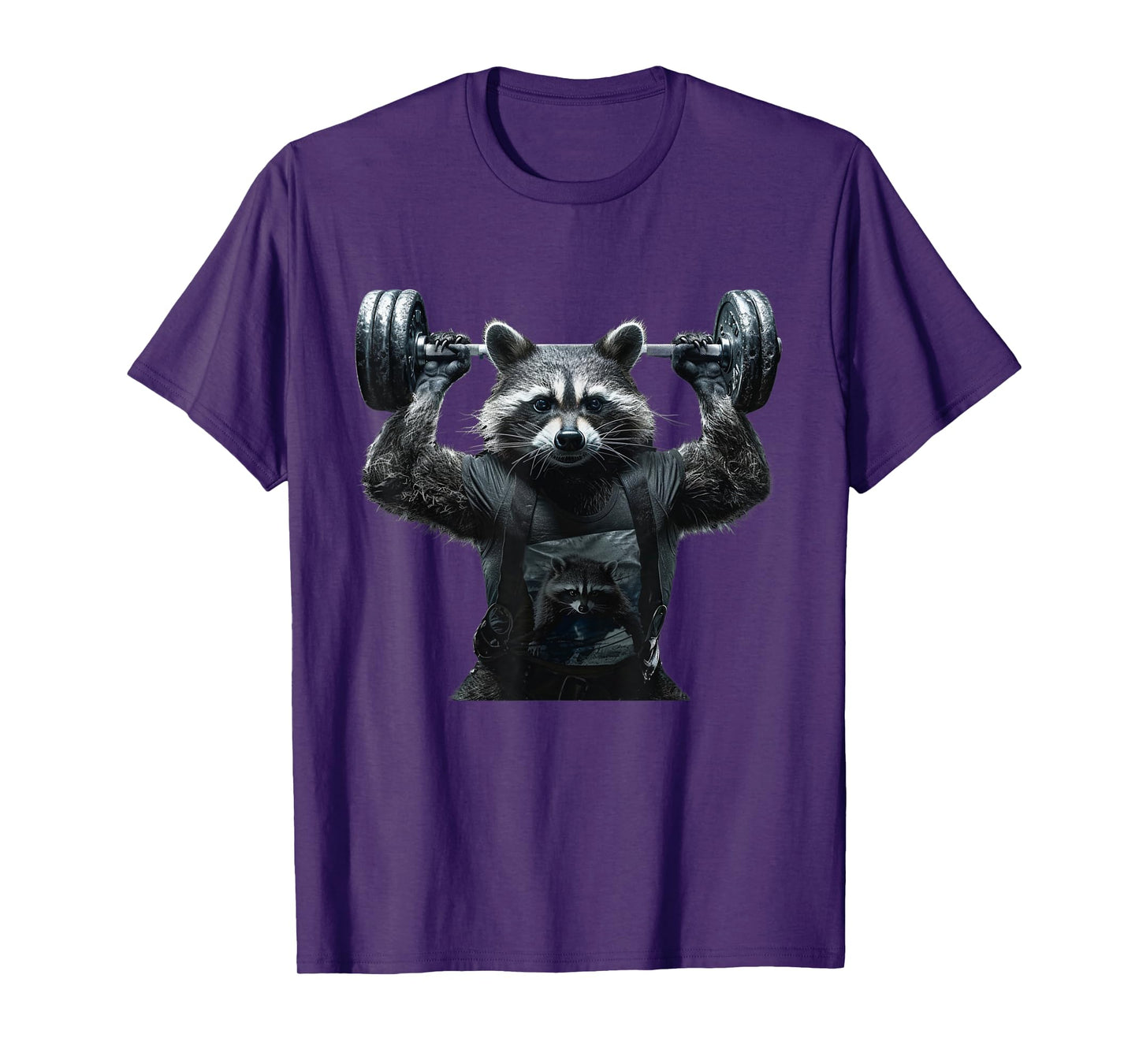 Weightlifting Ripped Raccoon T-Shirt