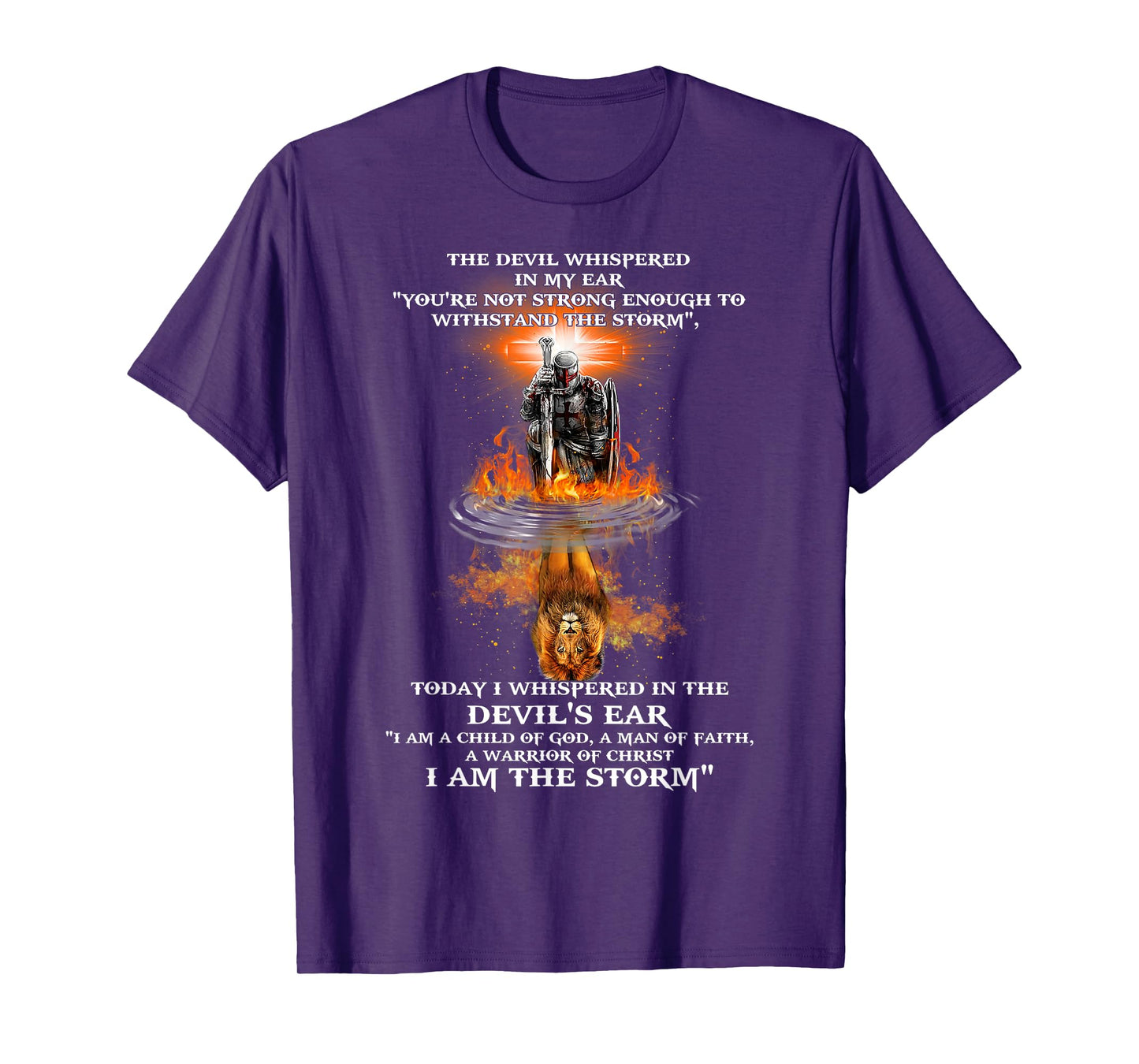The Devil Whispered In My Ear You're Not Strong Enough T-Shirt