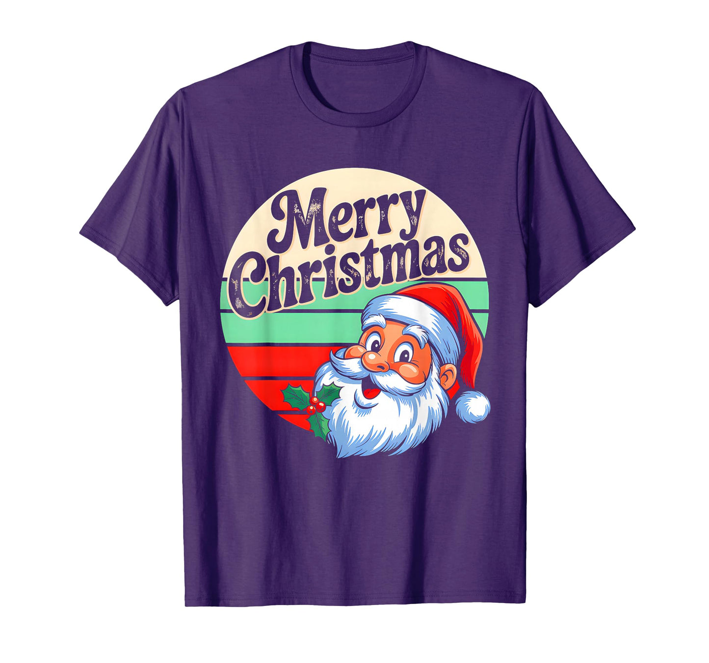 Vintage Santa Claus Merry Christmas Retro Xmas Squad Santa T-Shirt
