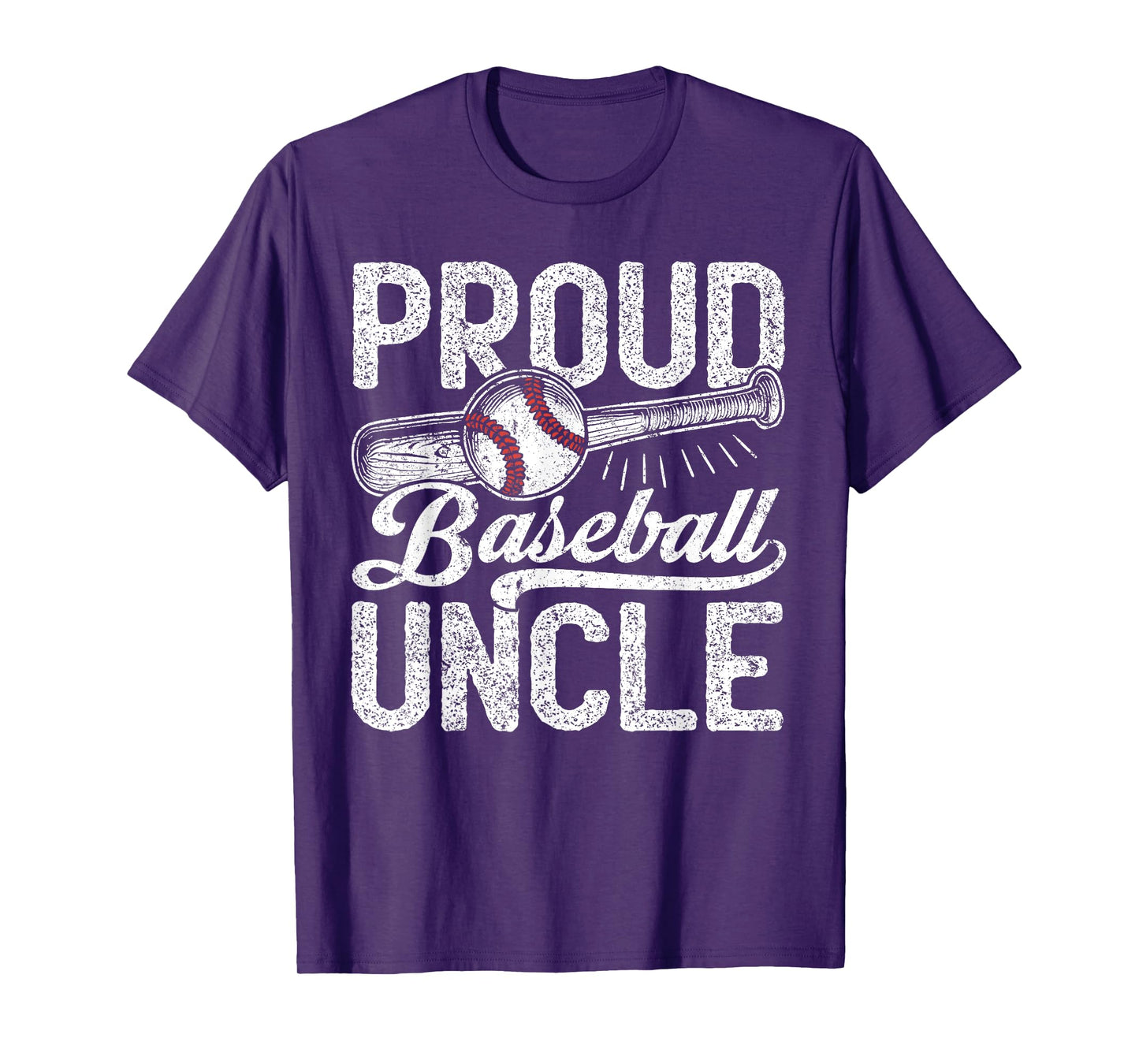Uncle Baseball Men, Vintage Proud Baseball Uncle T-Shirt