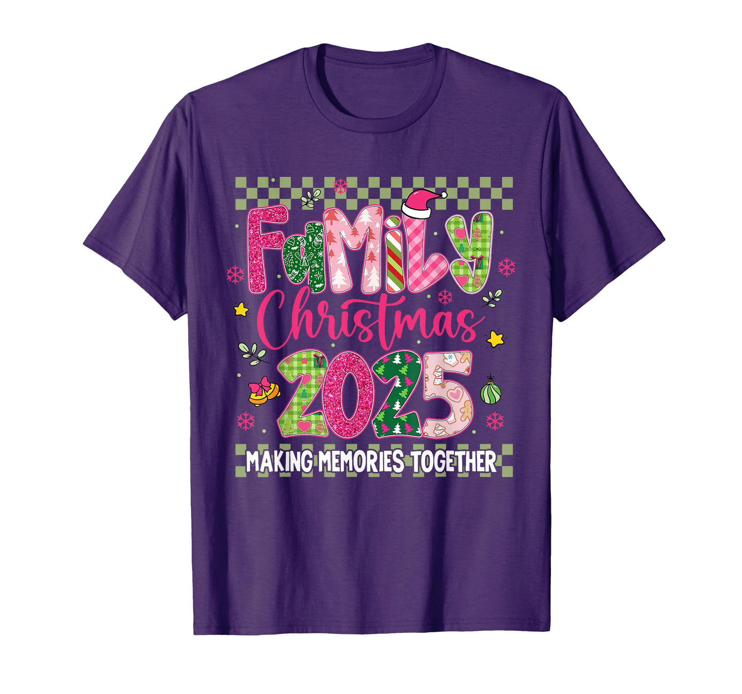Family Christmas 2025 Making Memories Together Xmas Matching T-Shirt