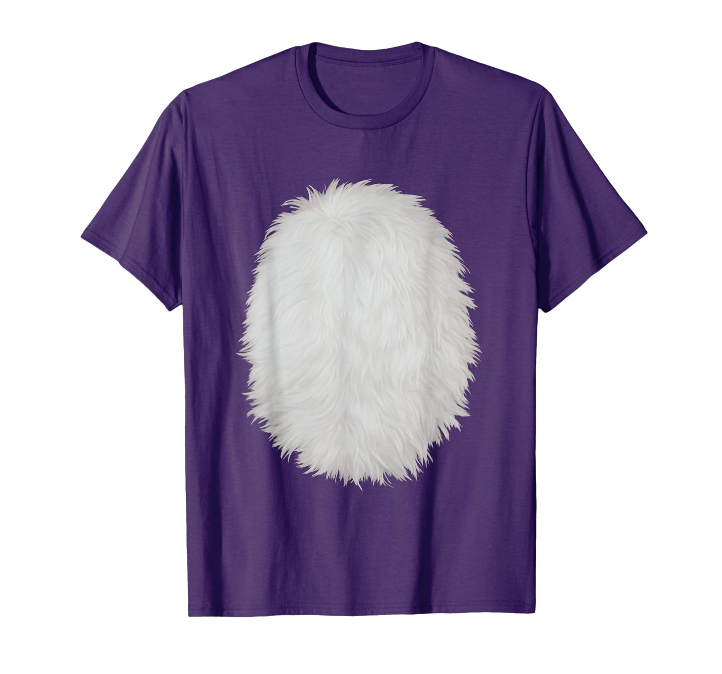 White Belly Costume DIY Cosplay Panda Bear Cat Skunk Deer T-Shirt