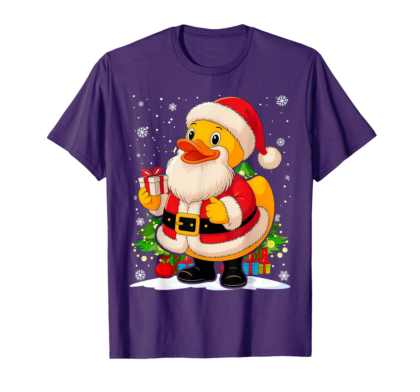 Funny Rubber Duck Christmas Santa Ducky T-Shirt